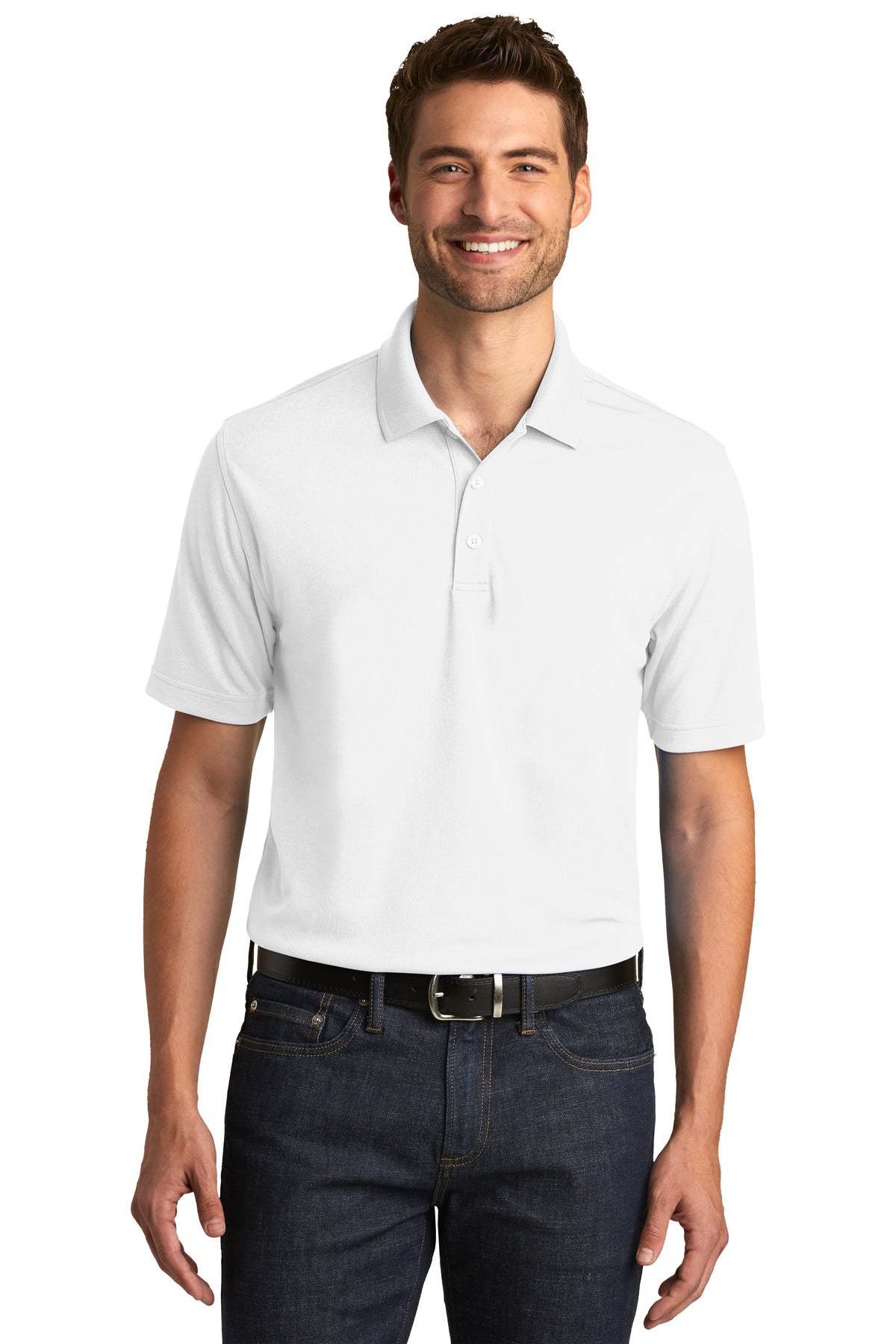 Polos/Knits White Port Authority