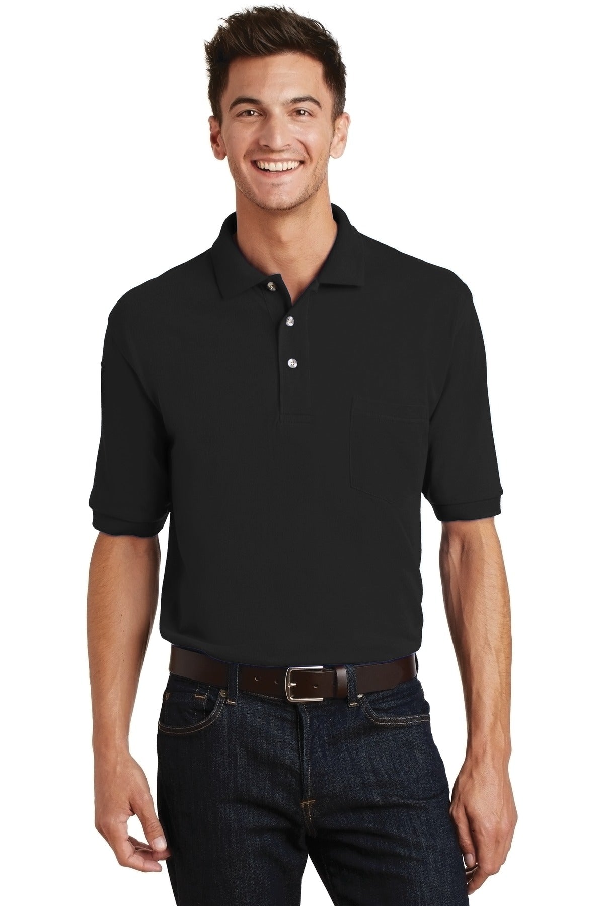 Polos/Knits Black Port Authority