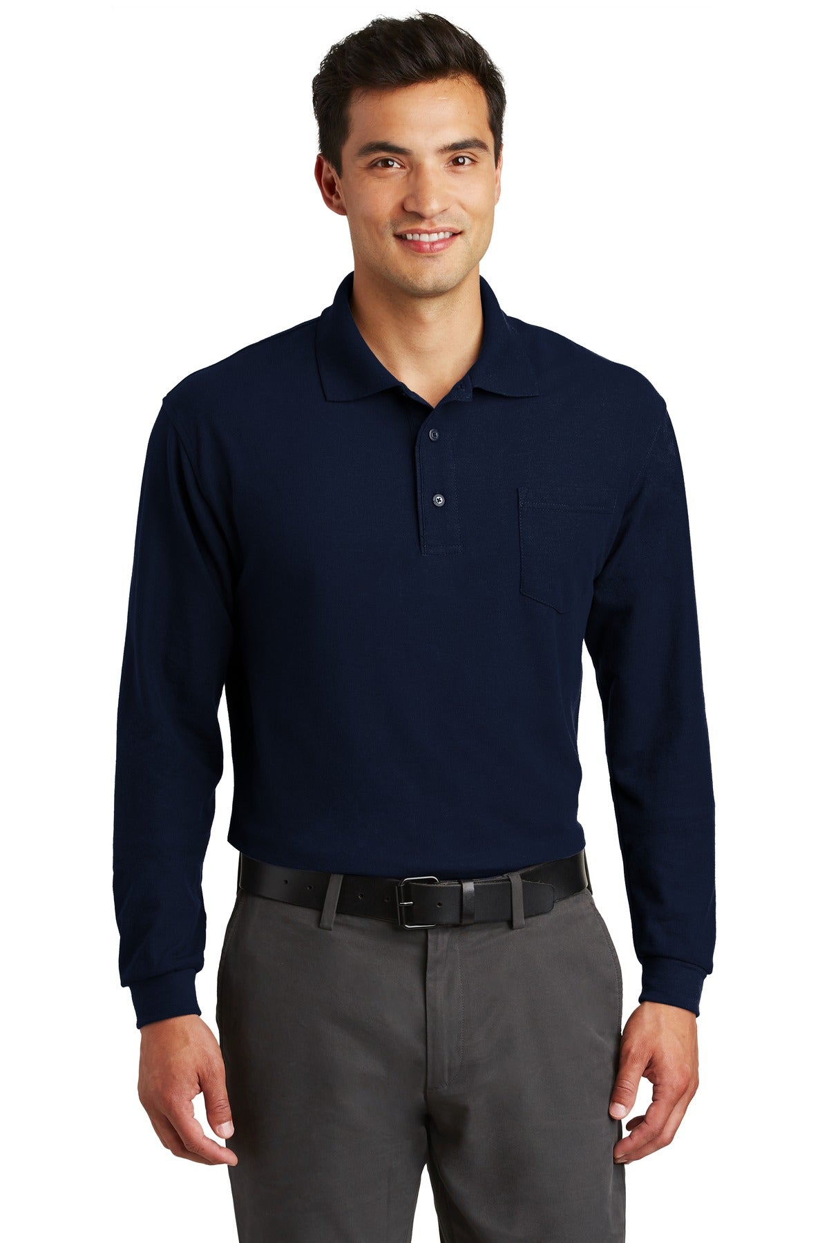 Polos/Knits Navy Port Authority