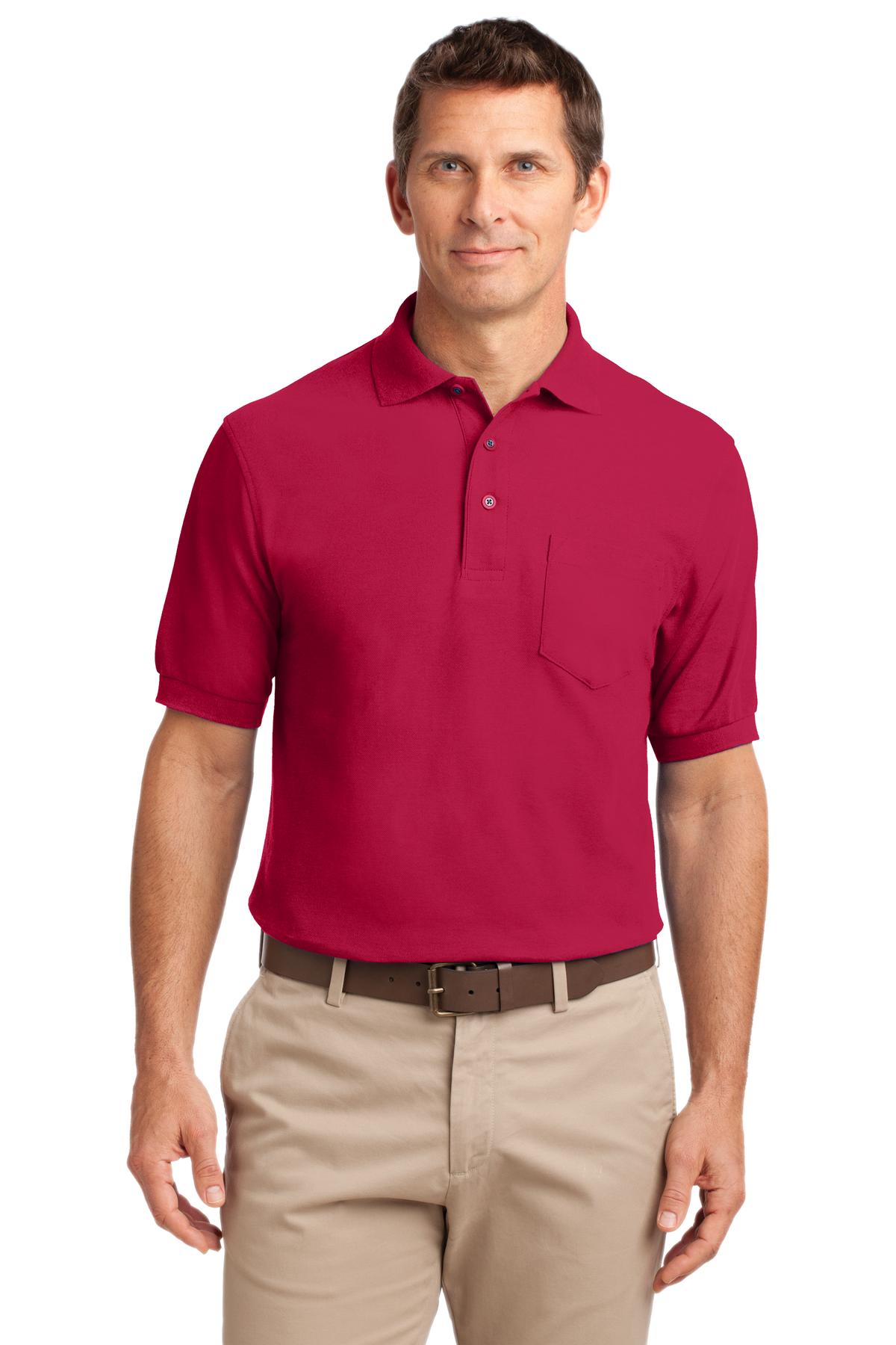 Polos/Knits Red Port Authority