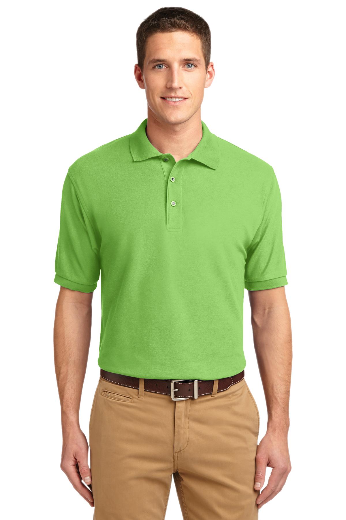 Polos/Knits Lime Port Authority