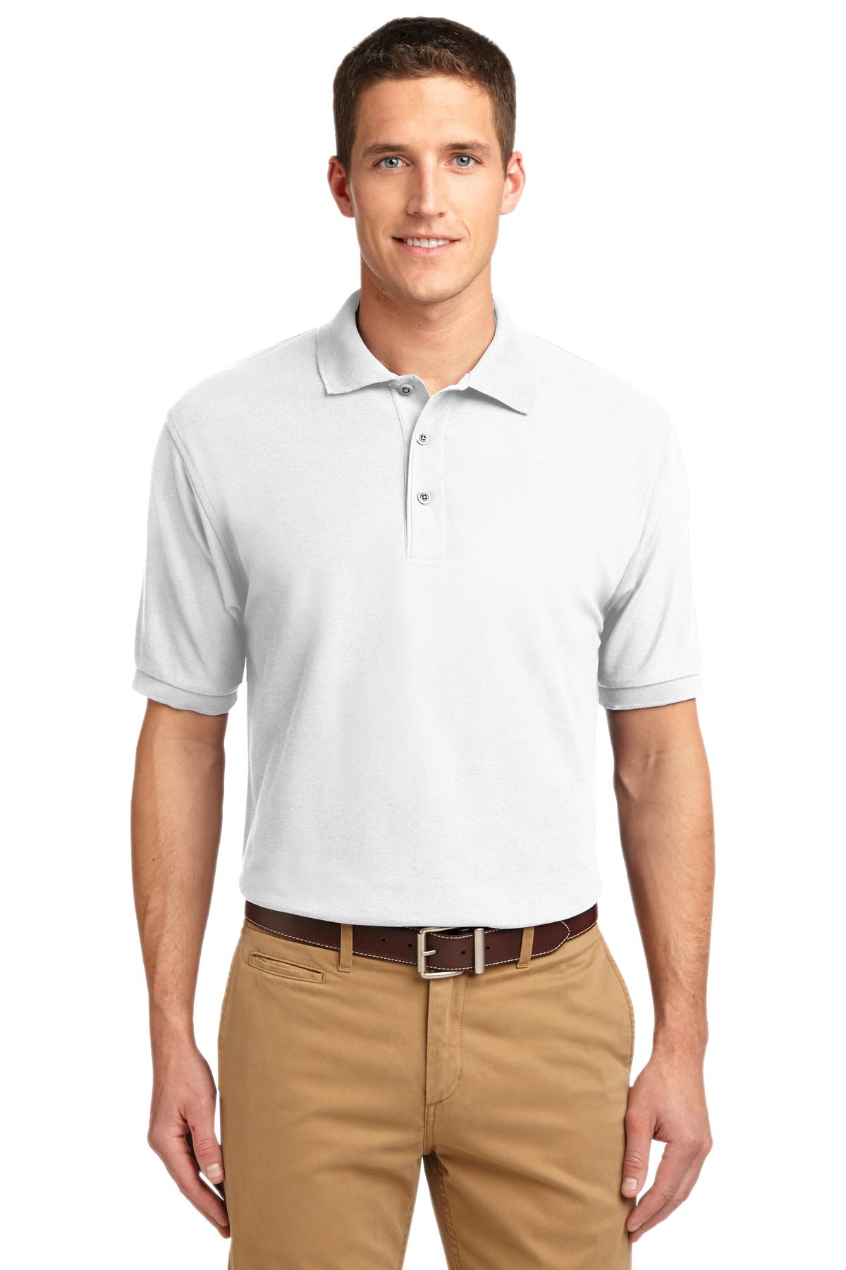 Polos/Knits White Port Authority