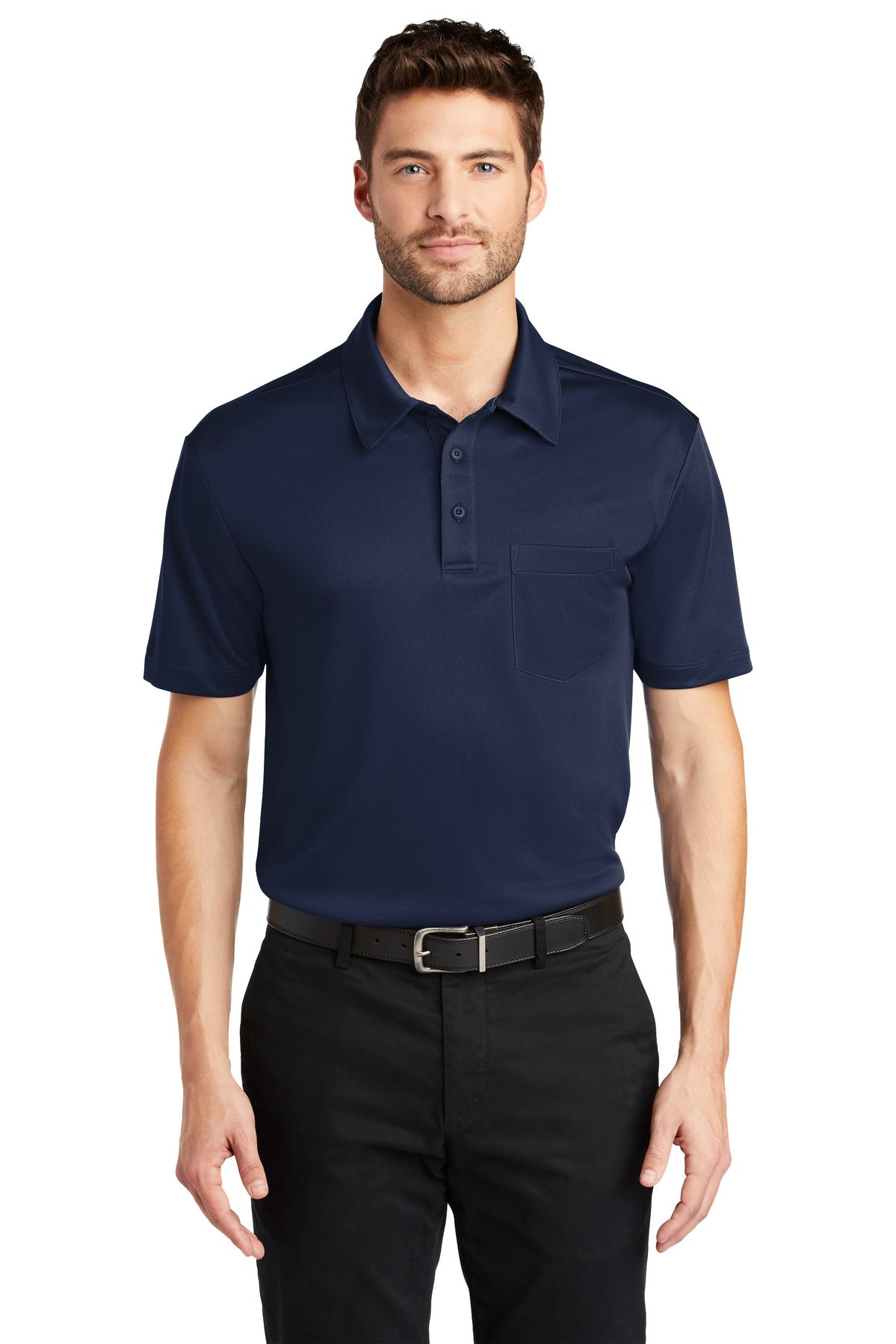 Polos/Knits Navy Port Authority
