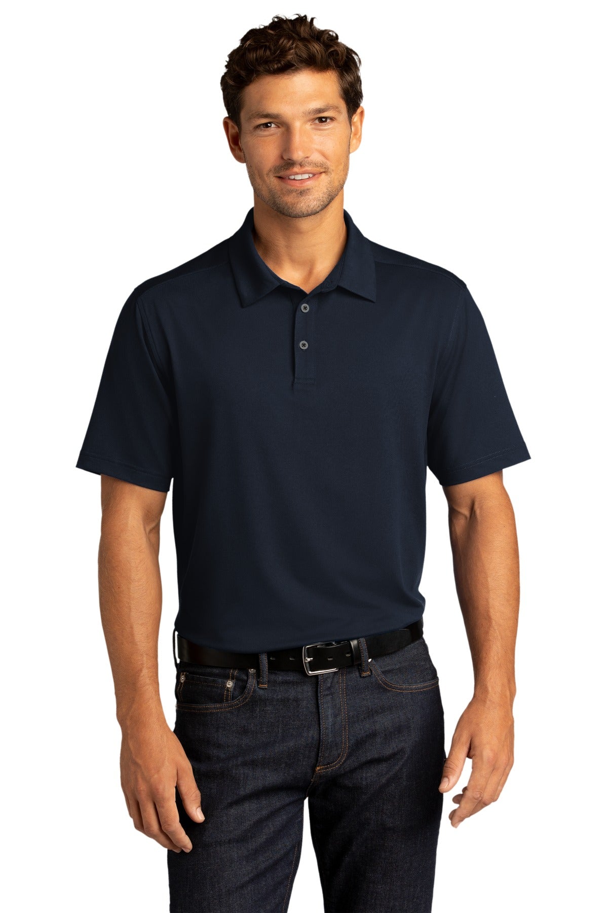 Polos/Knits River Blue Navy Port Authority
