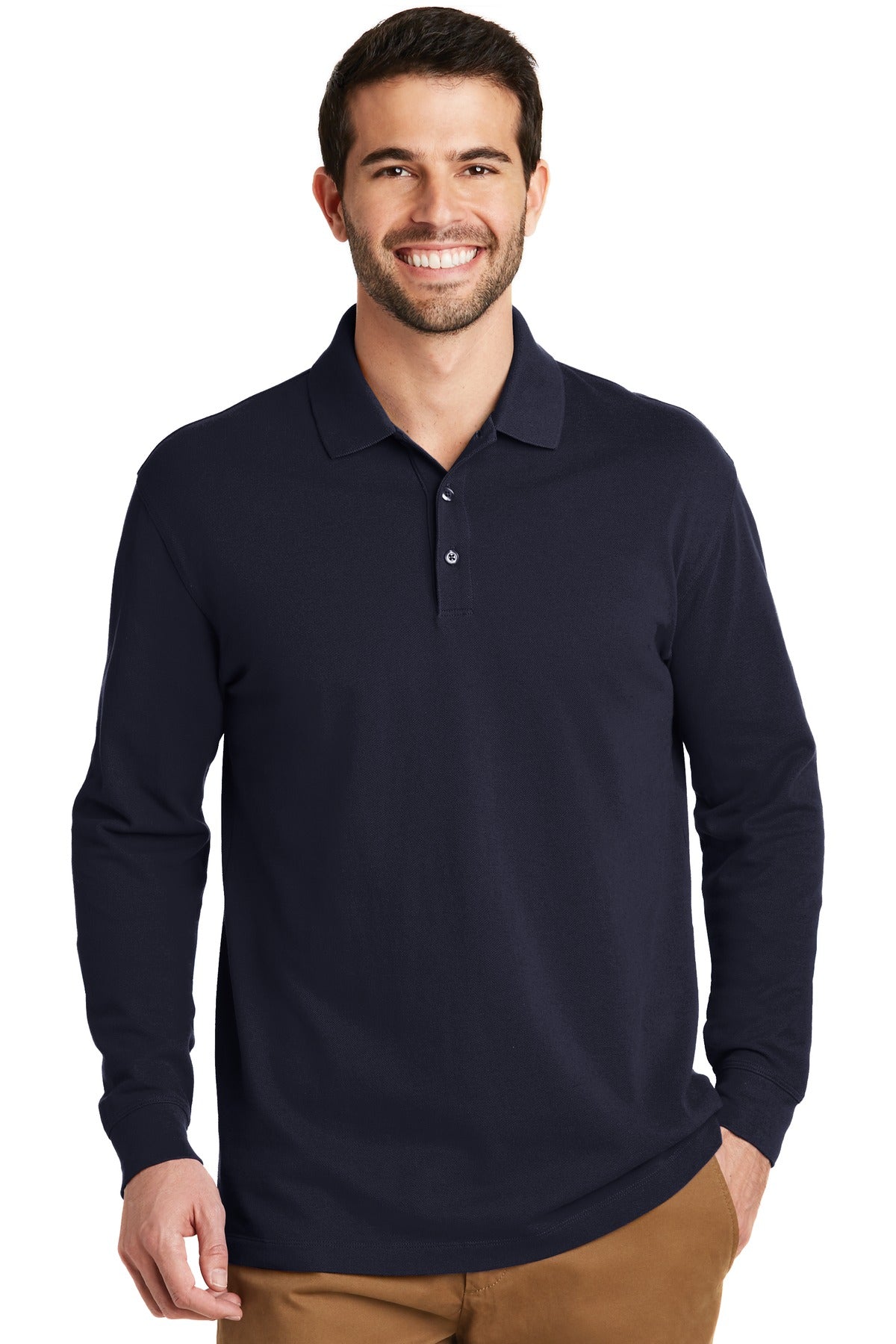 Polos/Knits Navy Port Authority