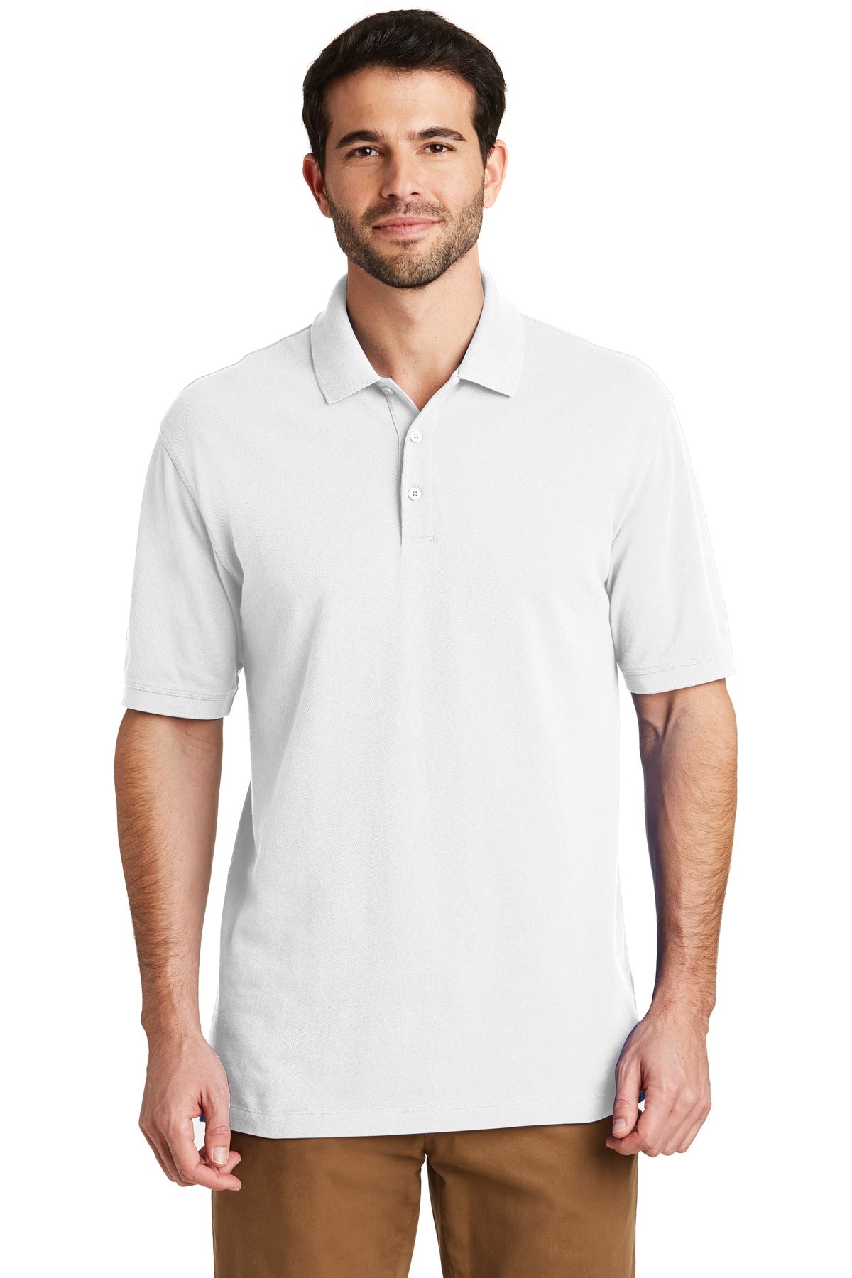 Polos/Knits White Port Authority