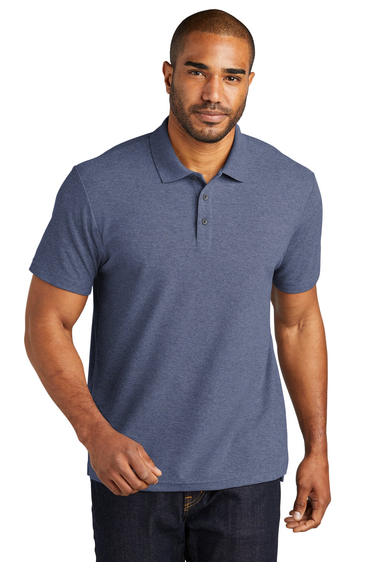 Polos/Knits Navy Heather Port Authority