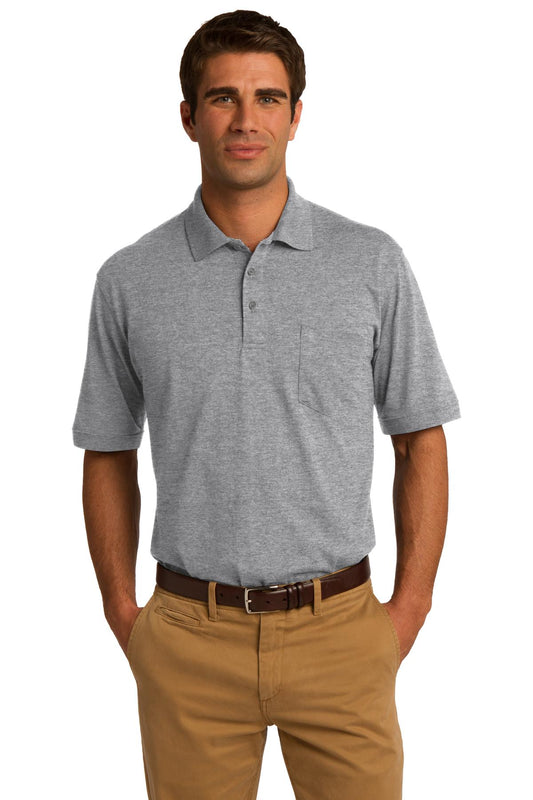 Polos/Knits Athletic Heather Port & Company