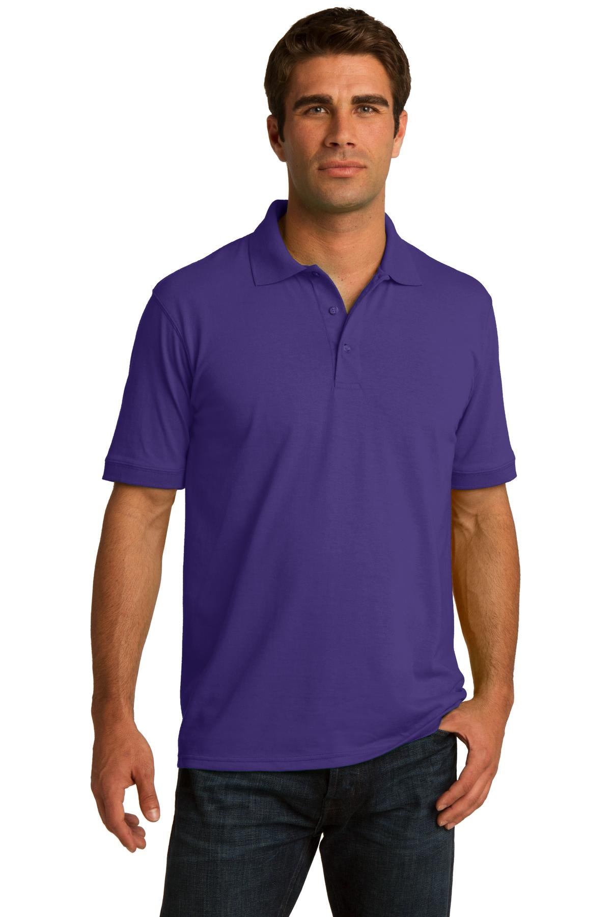 Polos/Knits Purple Port & Company