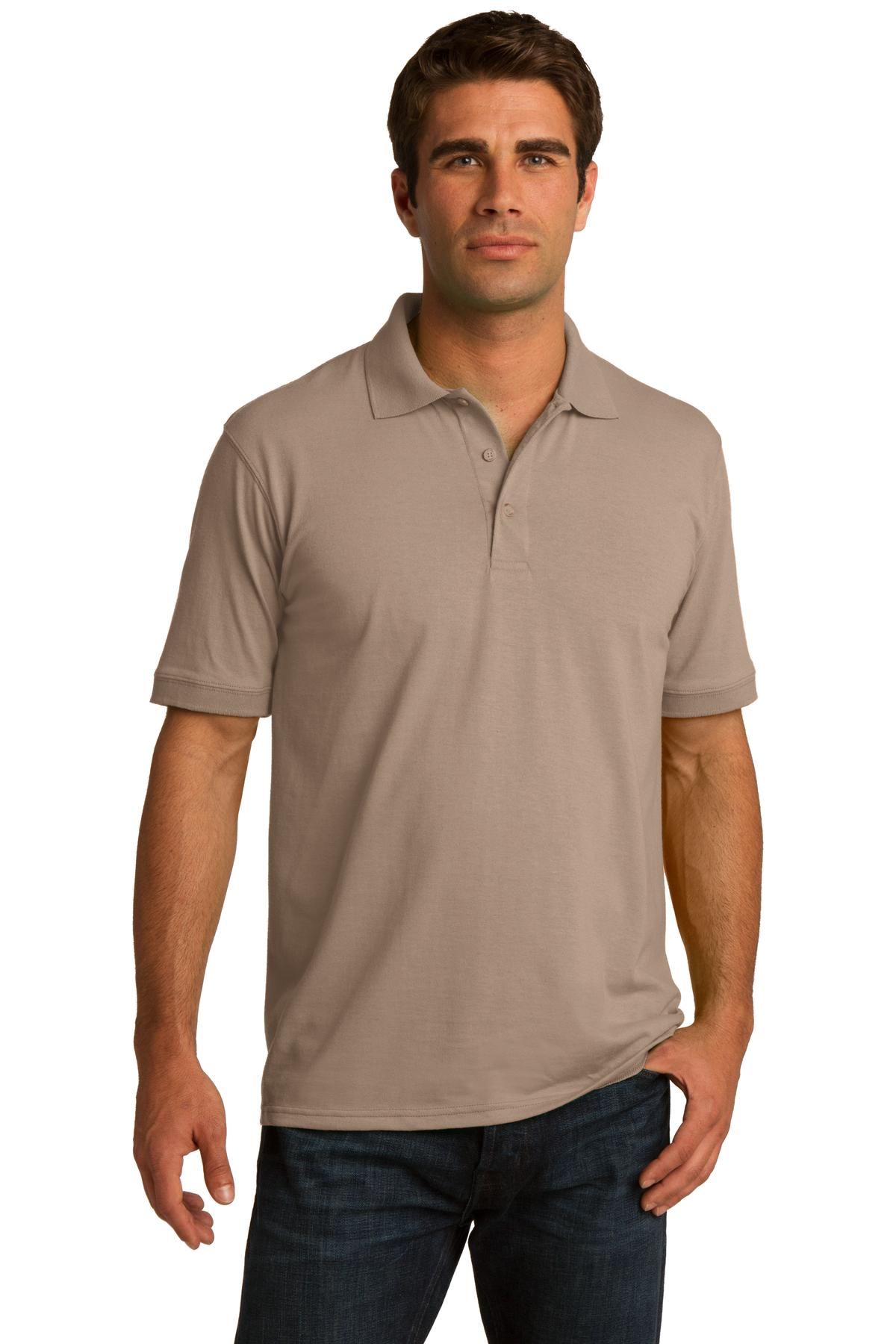 Polos/Knits Sand Port & Company