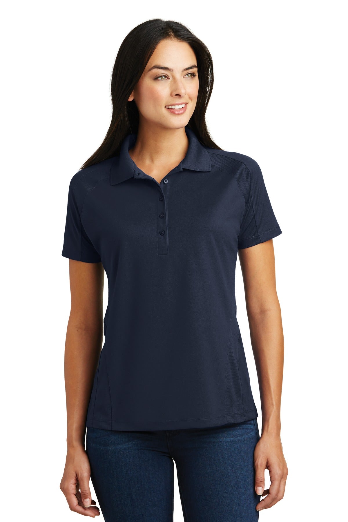 Ladies Navy Sport-Tek