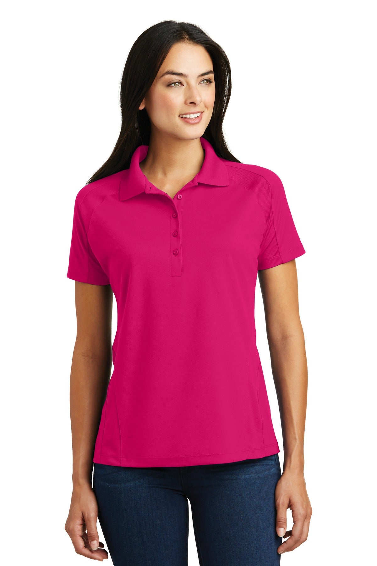 Ladies Pink Raspberry Sport-Tek