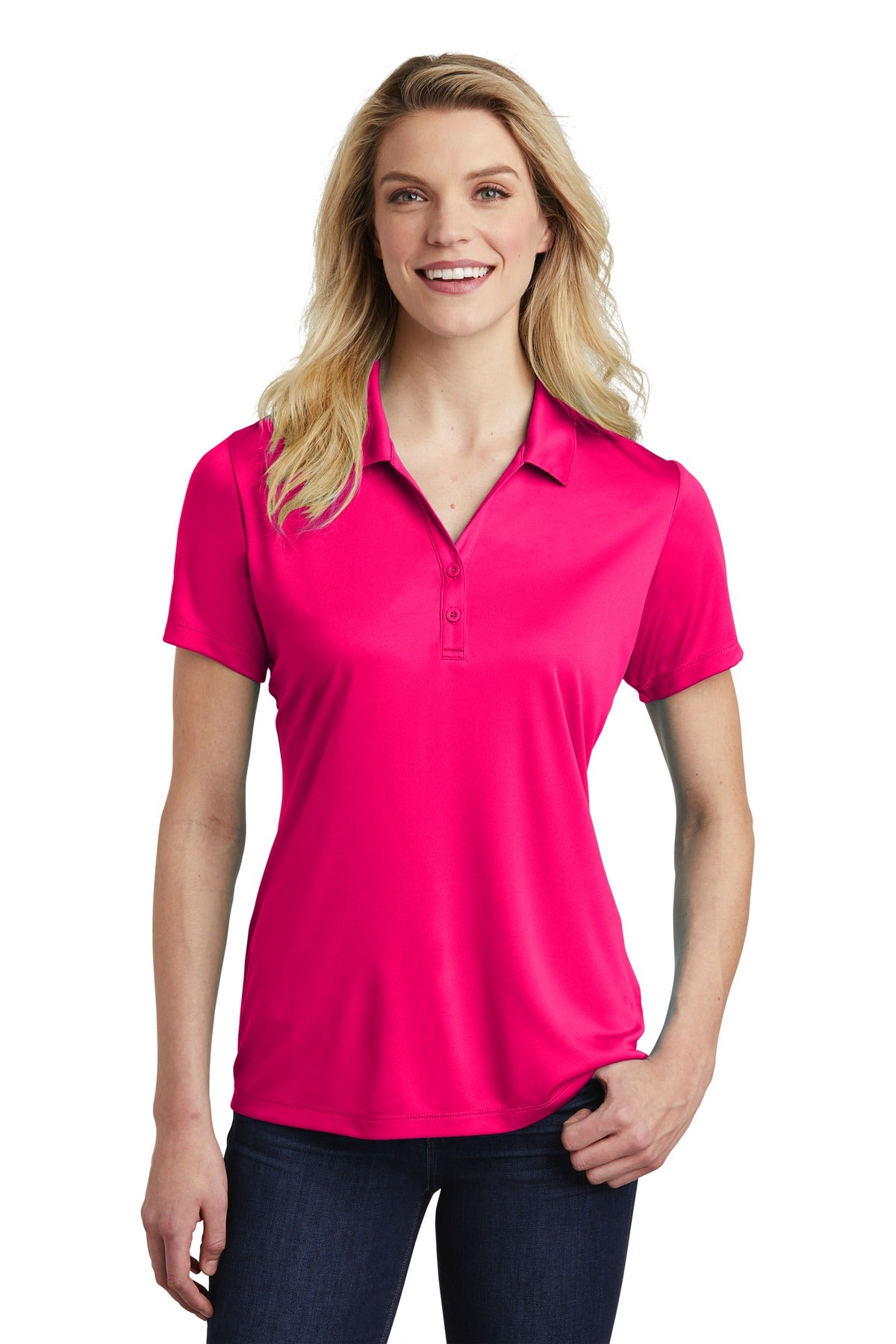 Ladies Pink Raspberry Sport-Tek