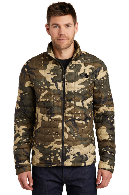 Outerwear Burnt Olive Green Woodchip Camo Print The North Face