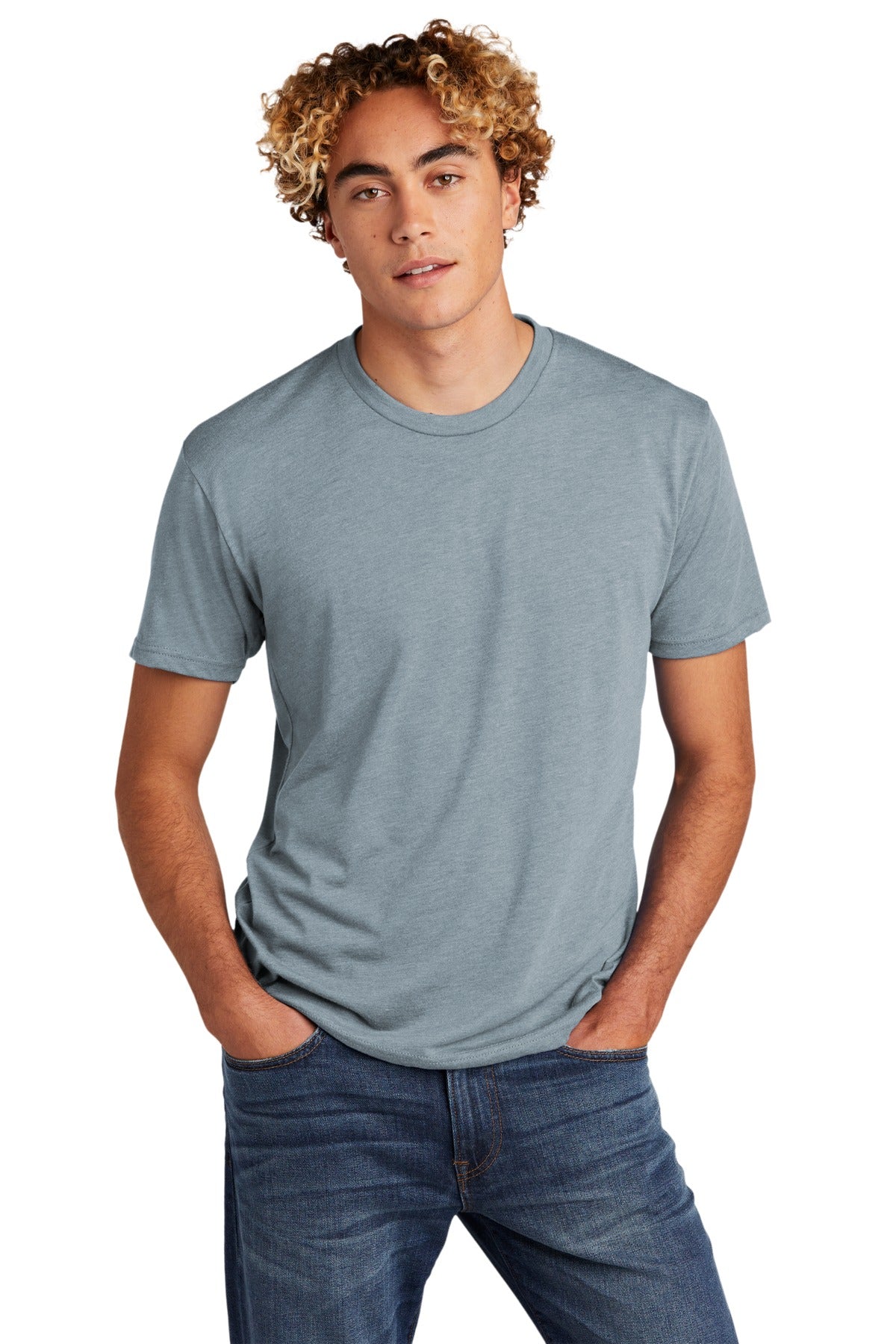 T-Shirts Stonewash Denim Next Level