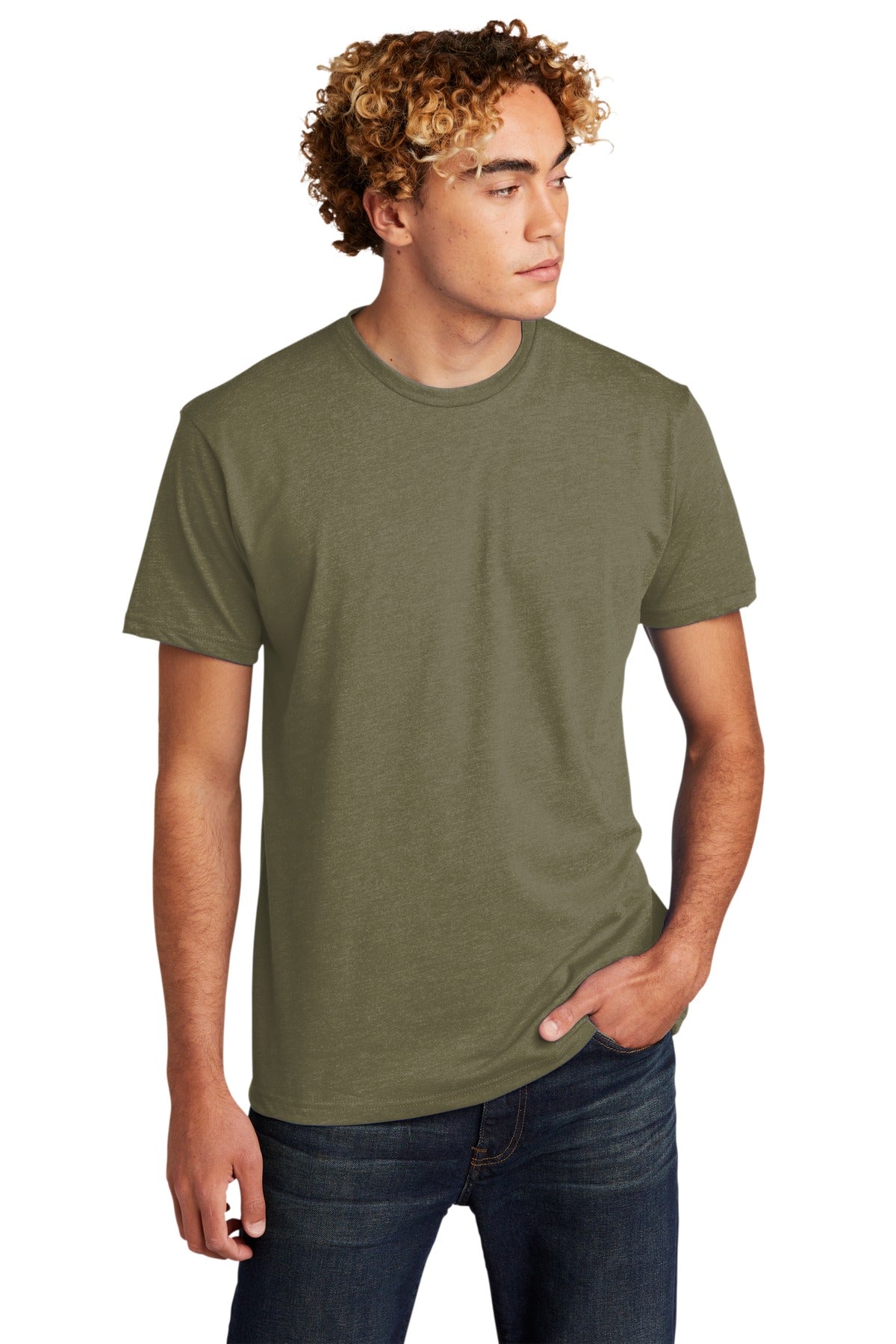 T-Shirts Light Olive Next Level