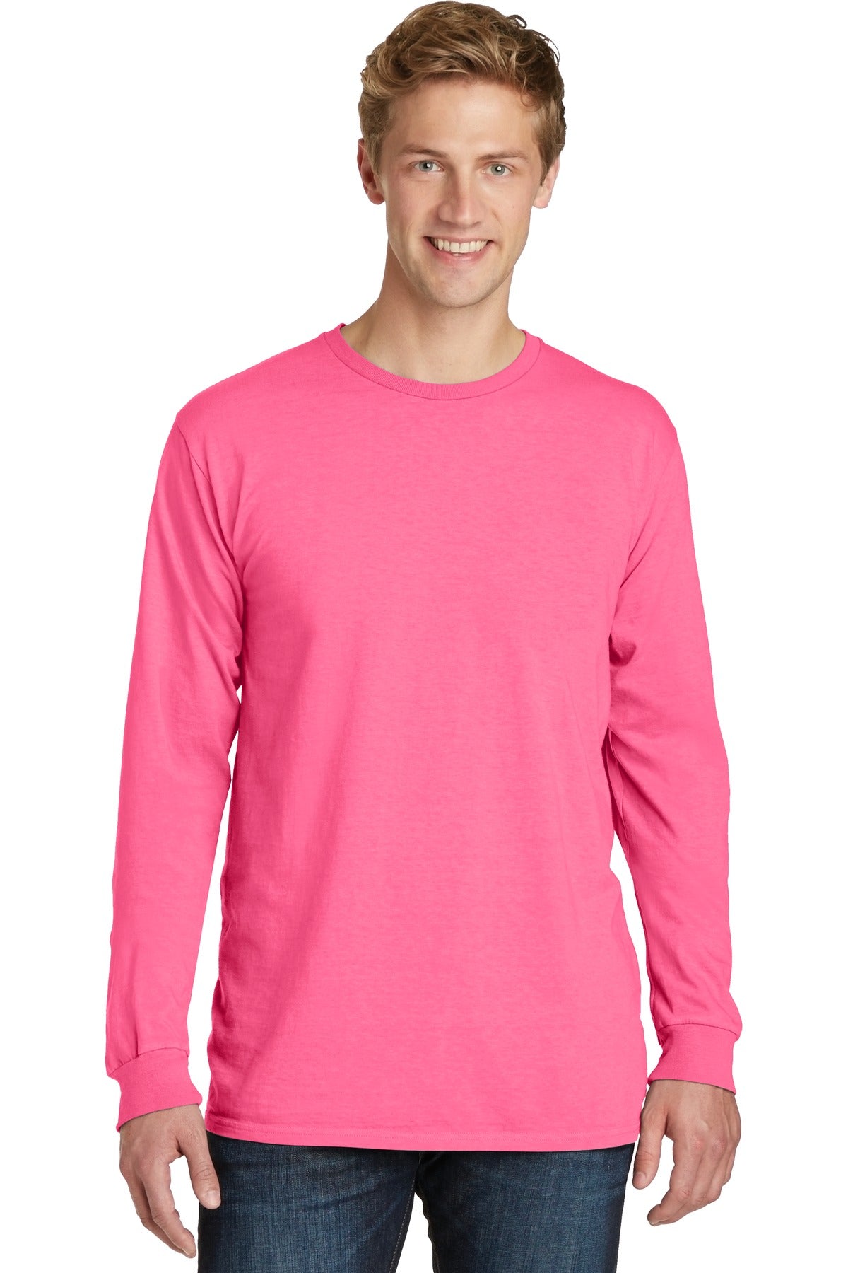 T-Shirts Neon Pink Port & Company