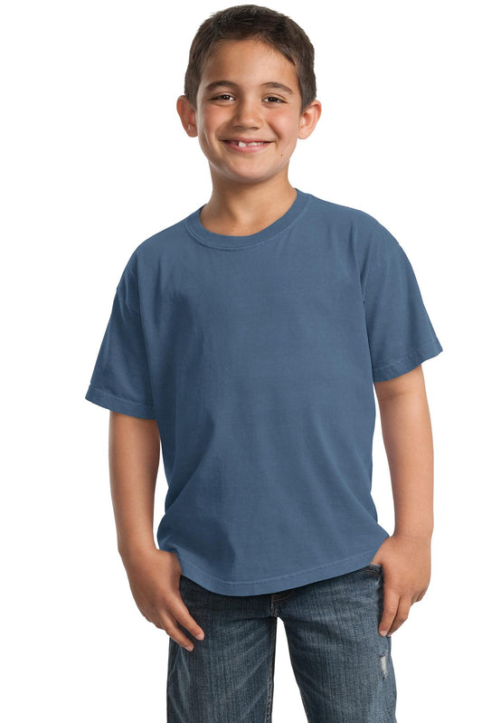 T-Shirts Denim Blue Port & Company