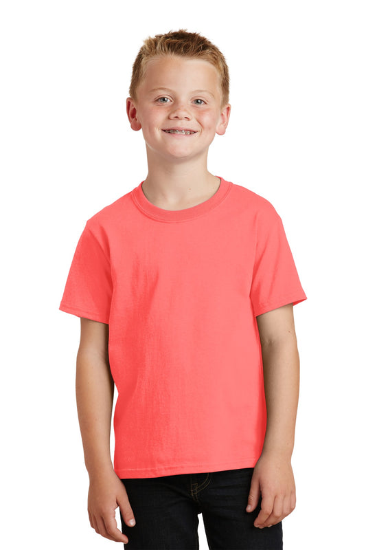 T-Shirts Neon Coral Port & Company
