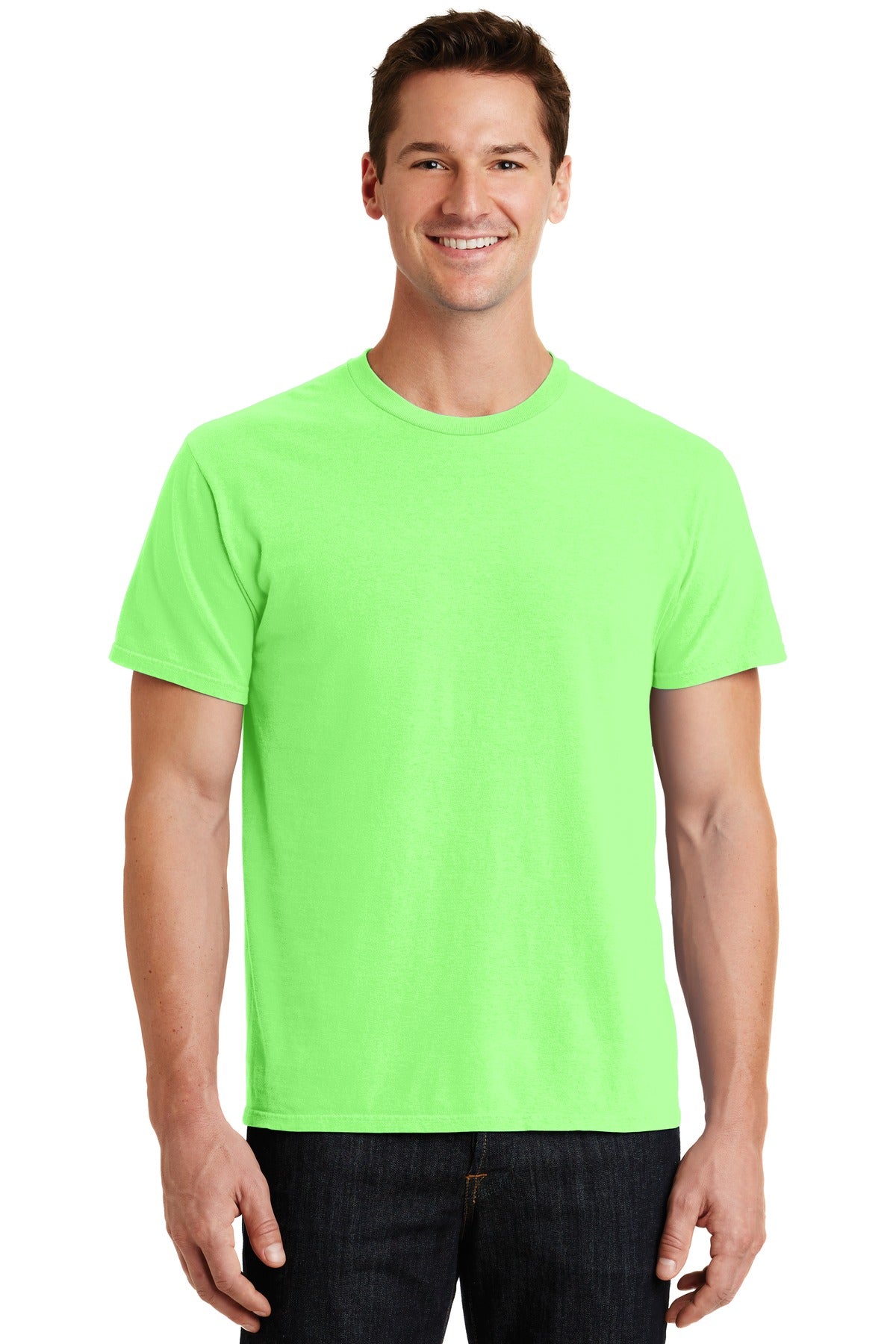 T-Shirts Neon Green Port & Company