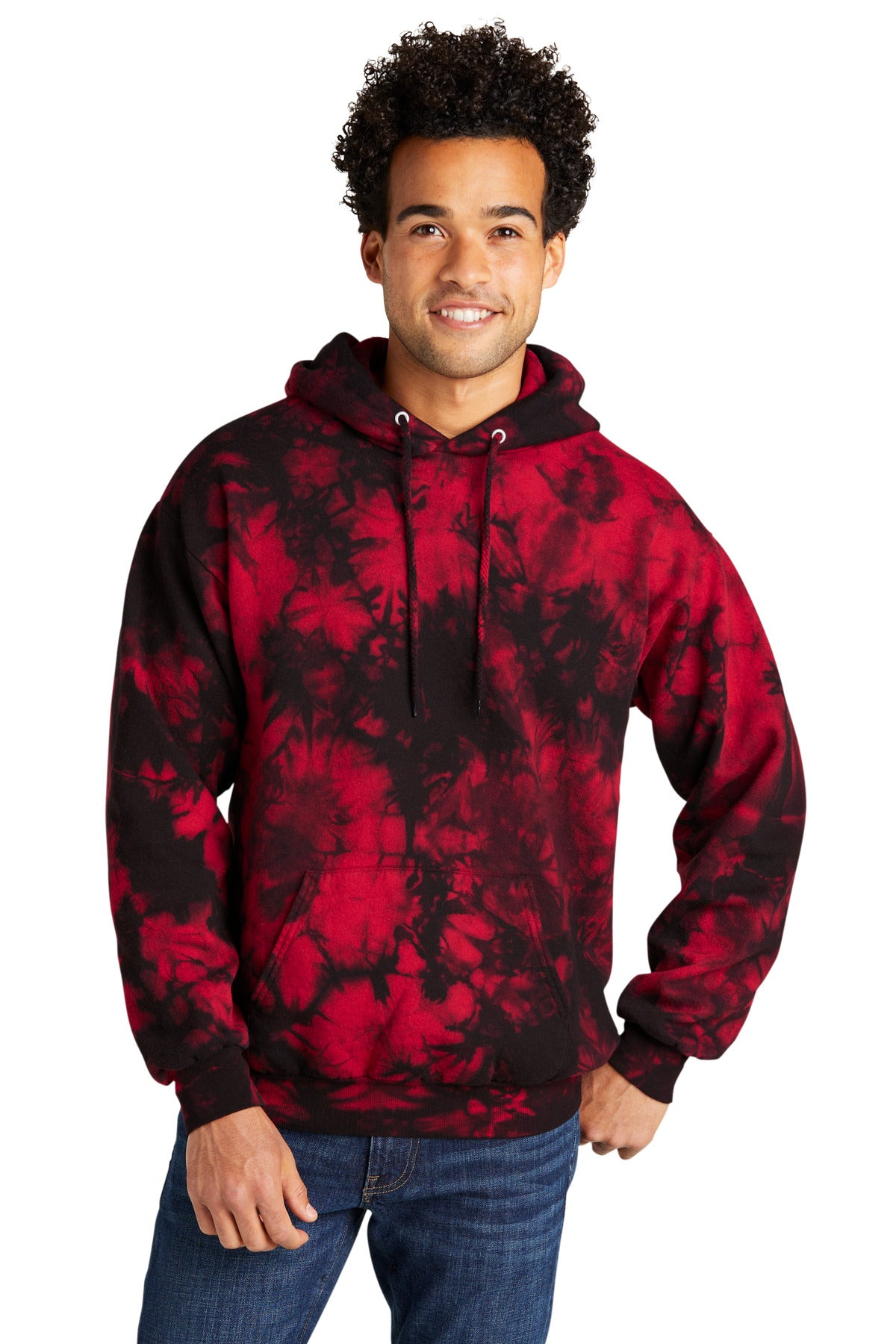 Sweatshirts/Fleece Black/ Red Port & Company