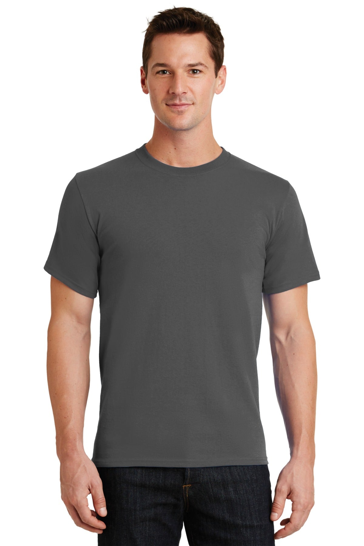 T-Shirts Charcoal Port & Company