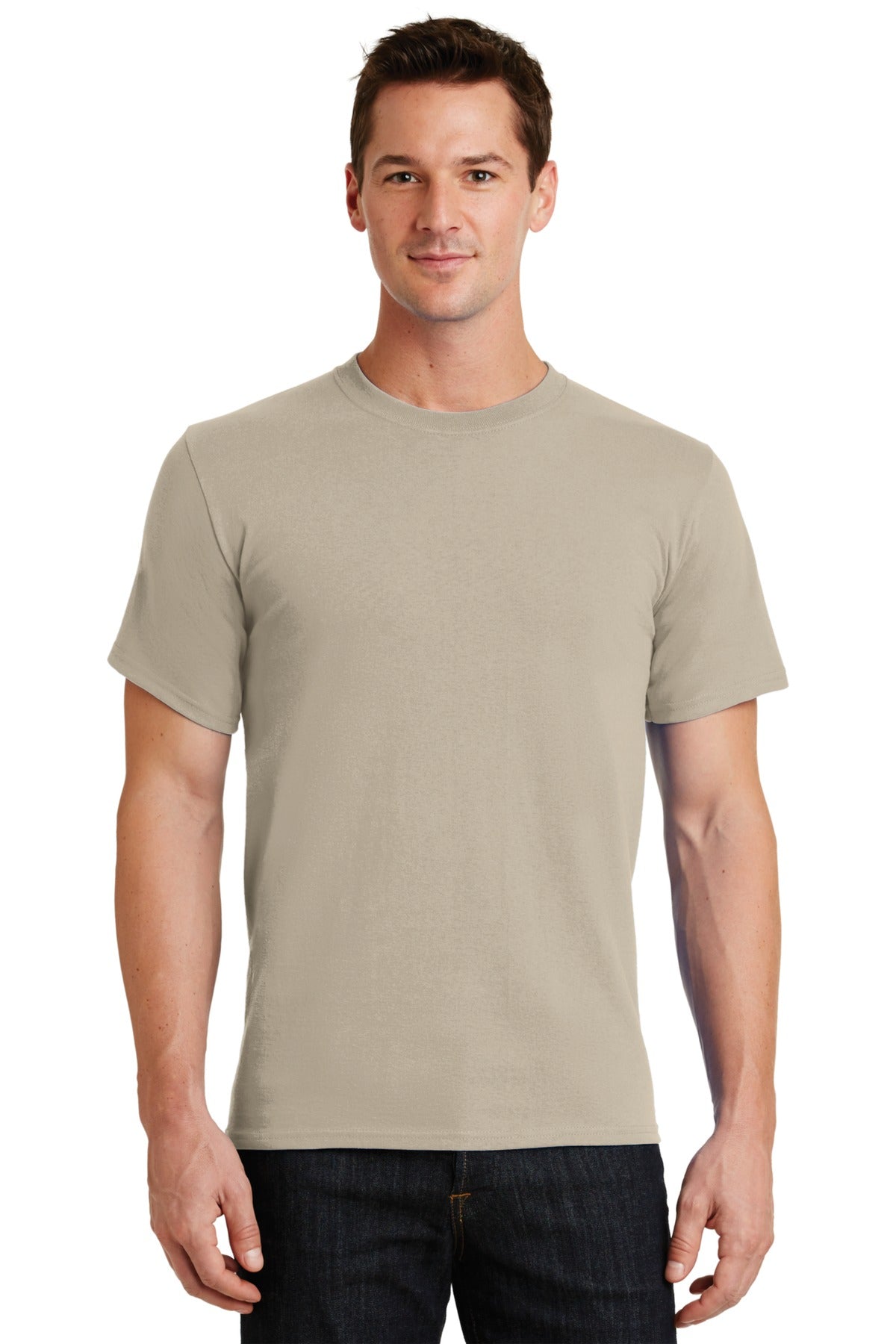 T-Shirts Light Sand Port & Company