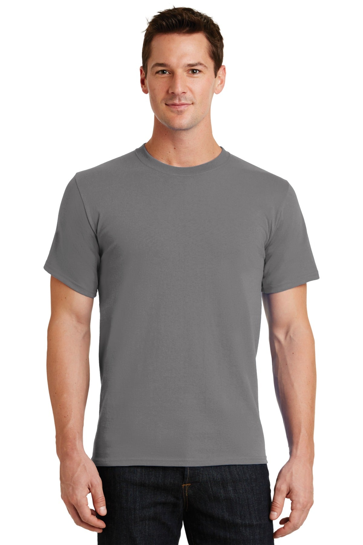 T-Shirts Medium Grey Port & Company