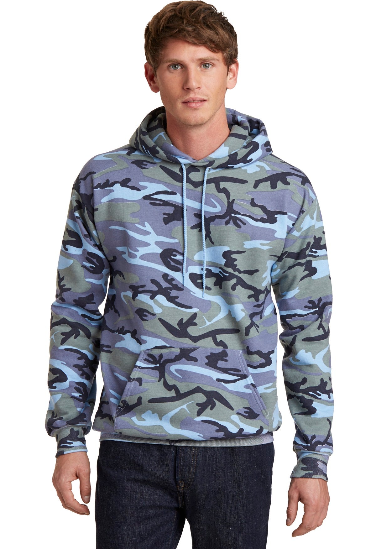 Sweatshirts/Fleece Woodland Blue Camo Port & Company