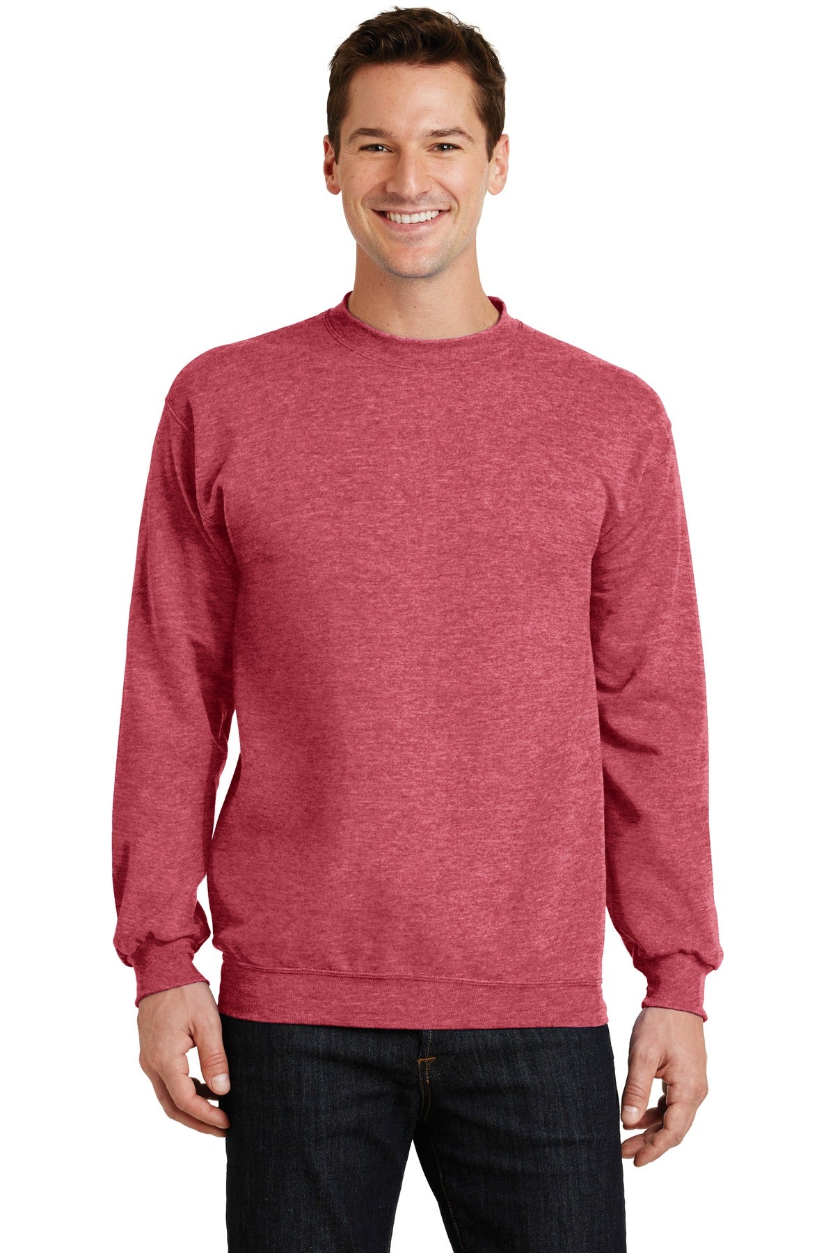 Sweatshirts/Fleece Heather Red Port & Company