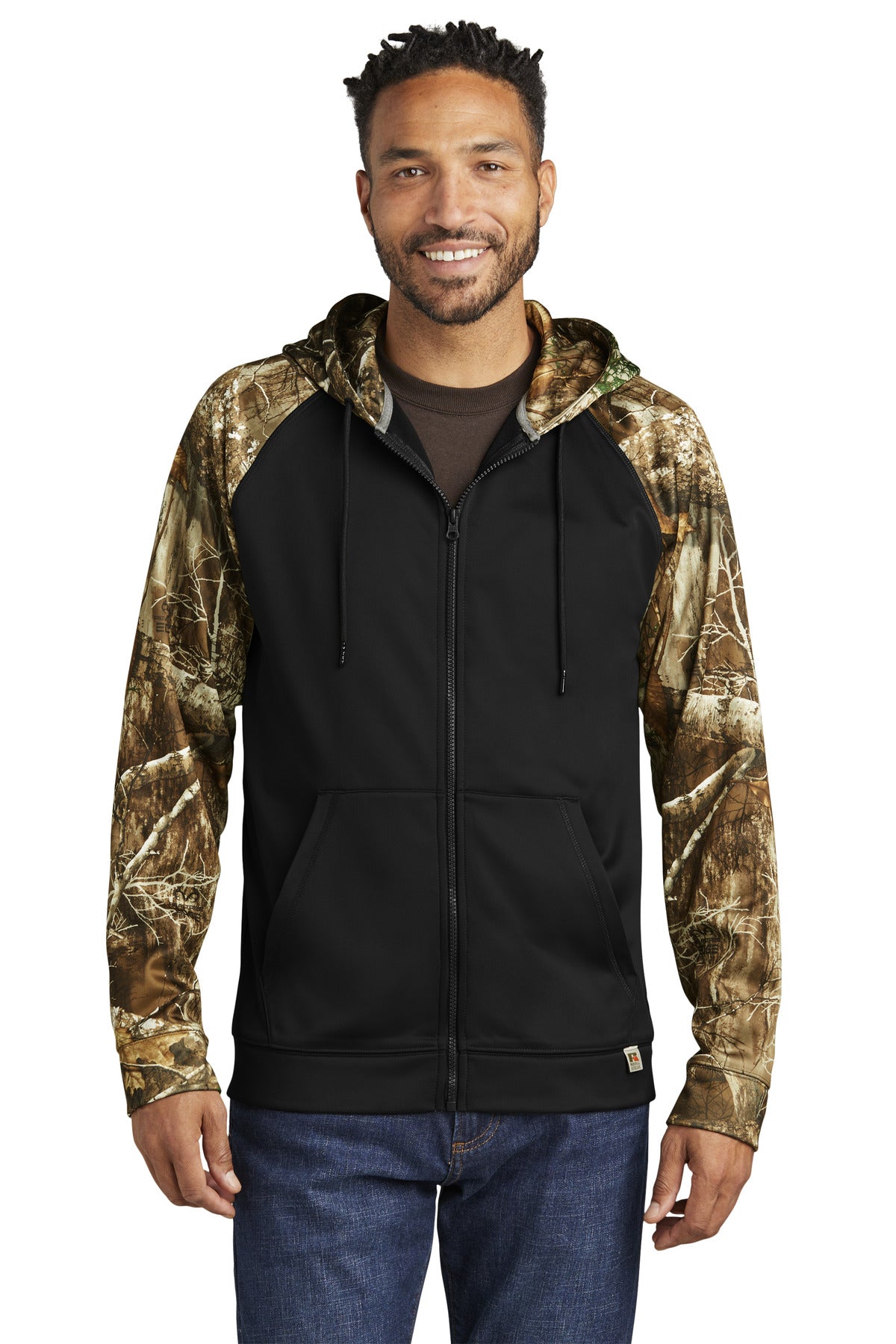 Sweatshirts/Fleece Black/ Realtree Edge Russell Outdoors