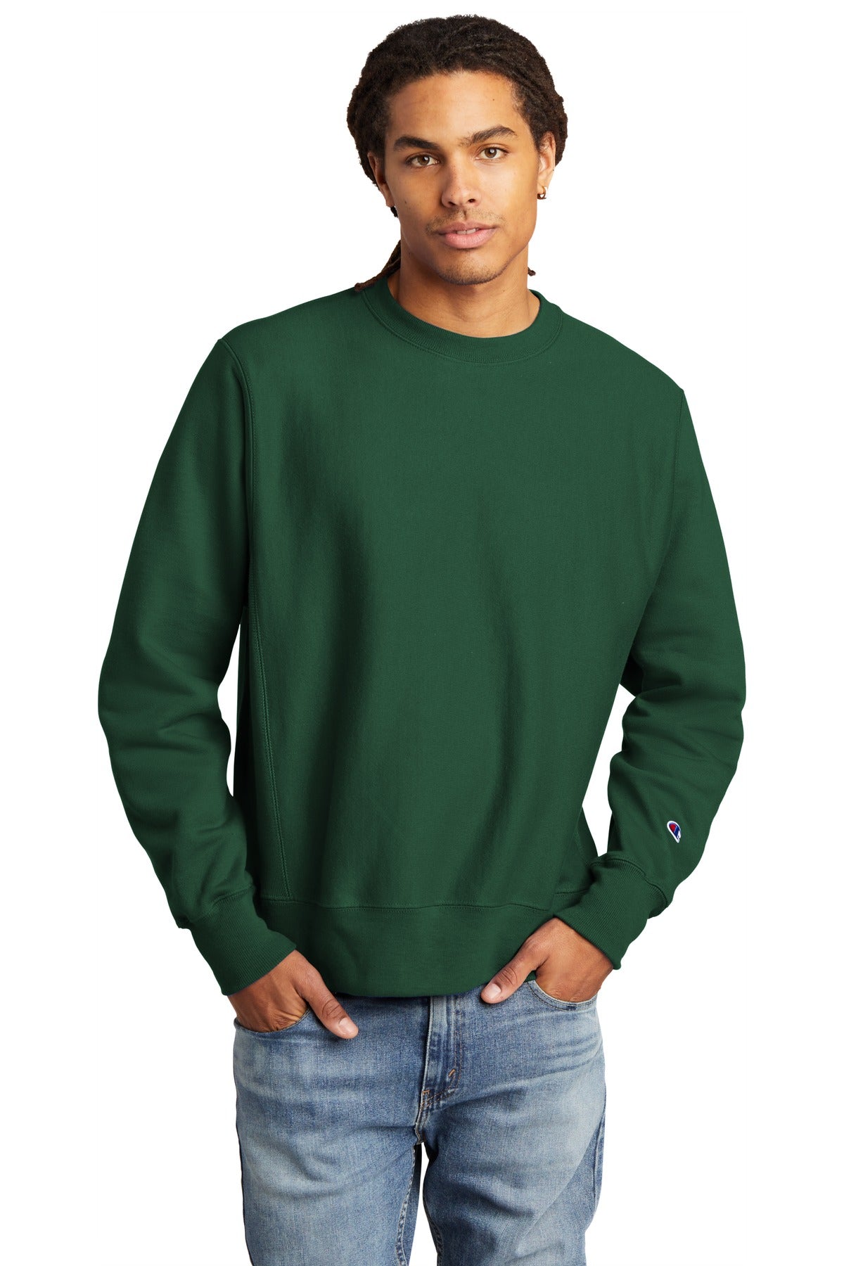 Sweatshirts/Fleece Dark Green Champion