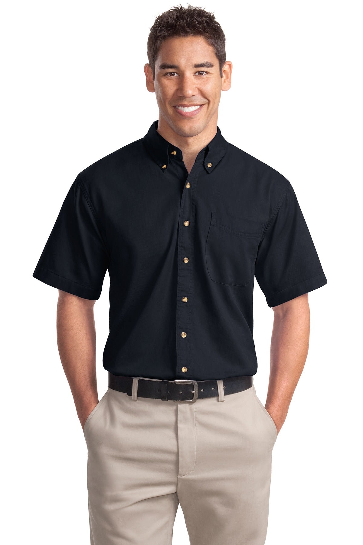 Woven Shirts Classic Navy Port Authority