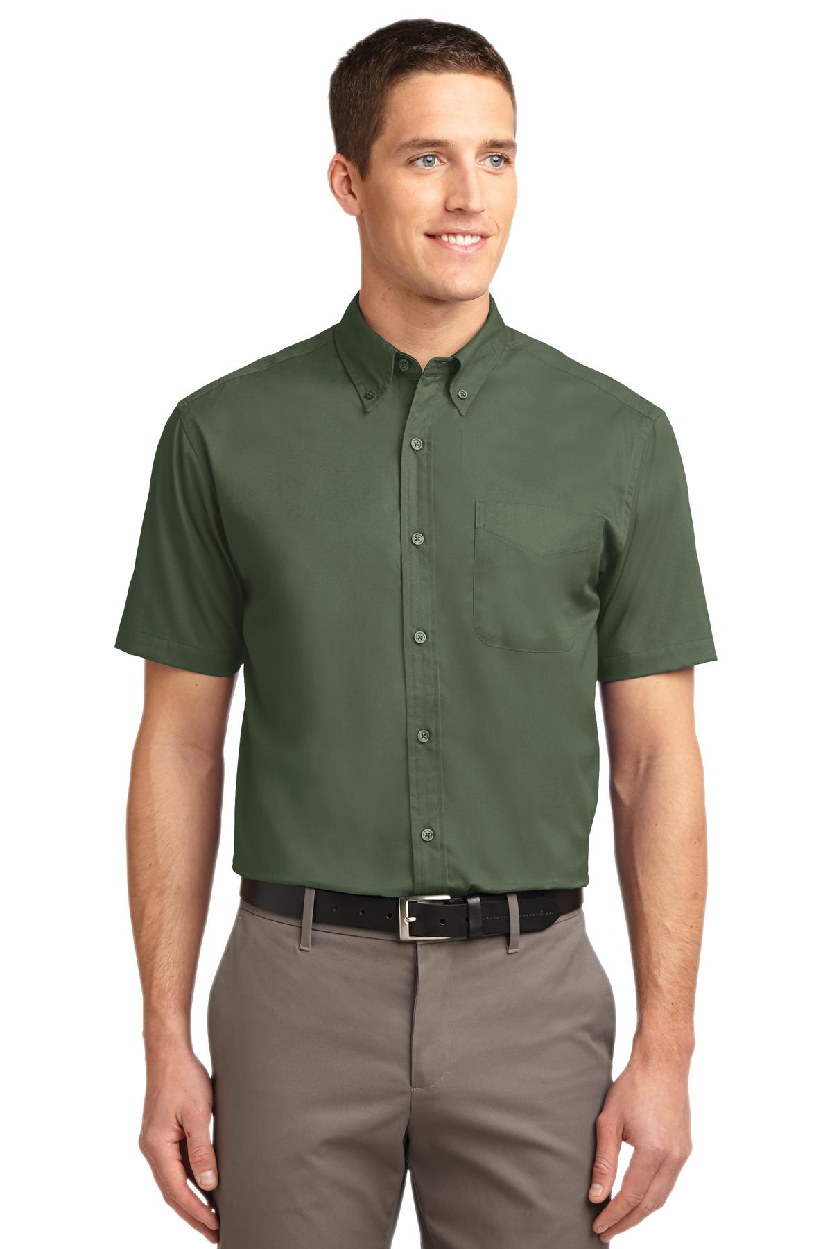 Woven Shirts Clover Green Port Authority