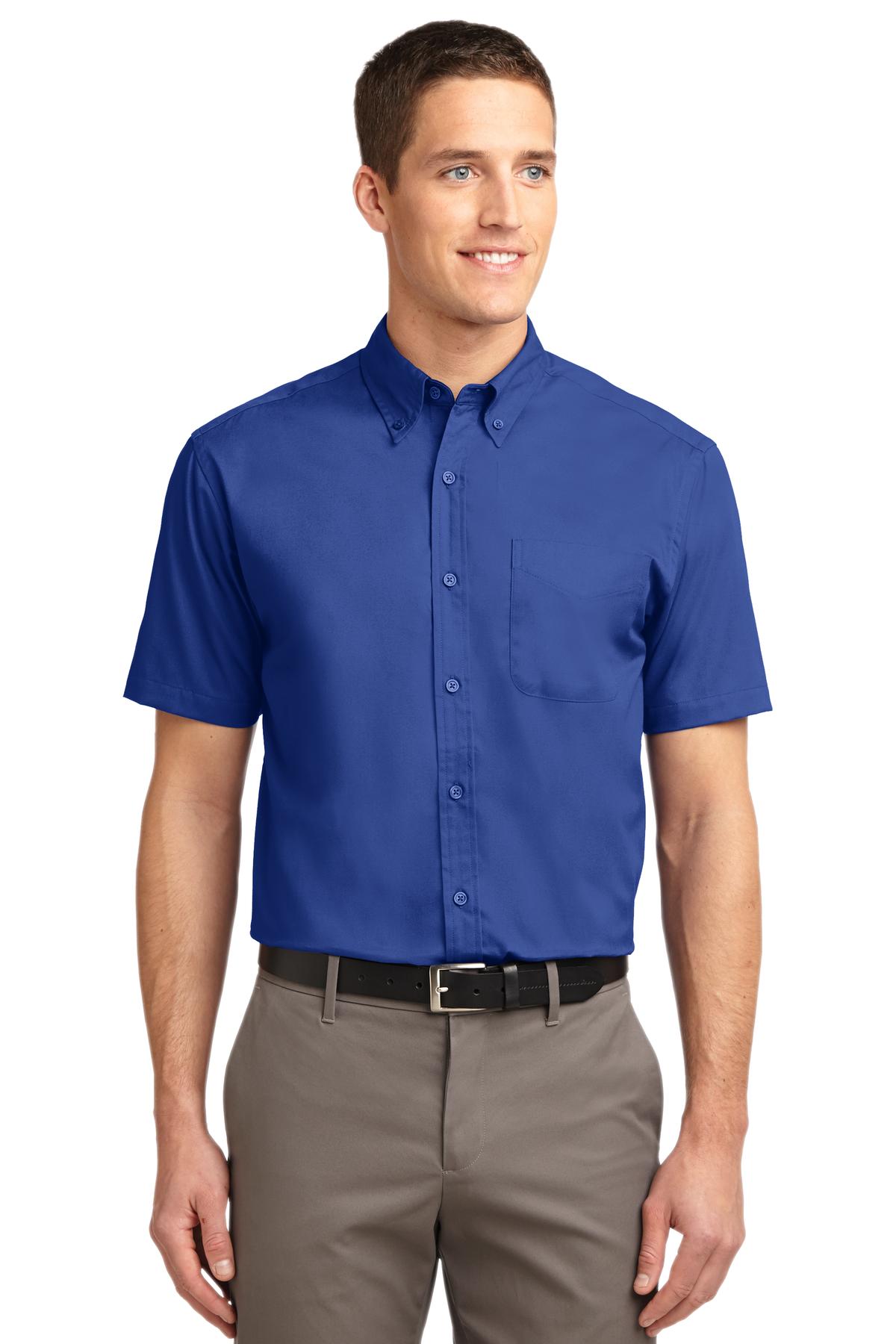 Woven Shirts Royal Classic Navy Port Authority