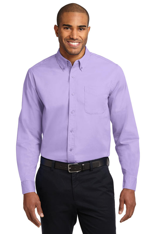 Woven Shirts Bright Lavender Port Authority