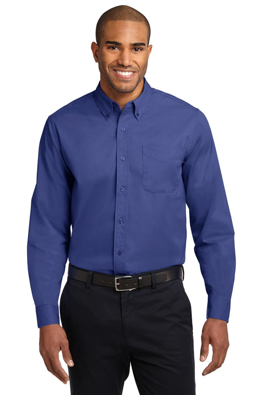 Woven Shirts Mediterranean Blue Port Authority