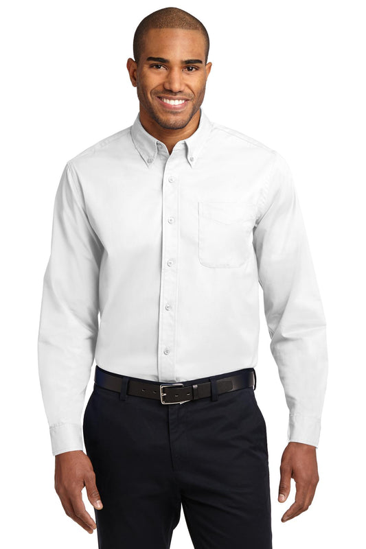 Woven Shirts White Light Stone* Port Authority