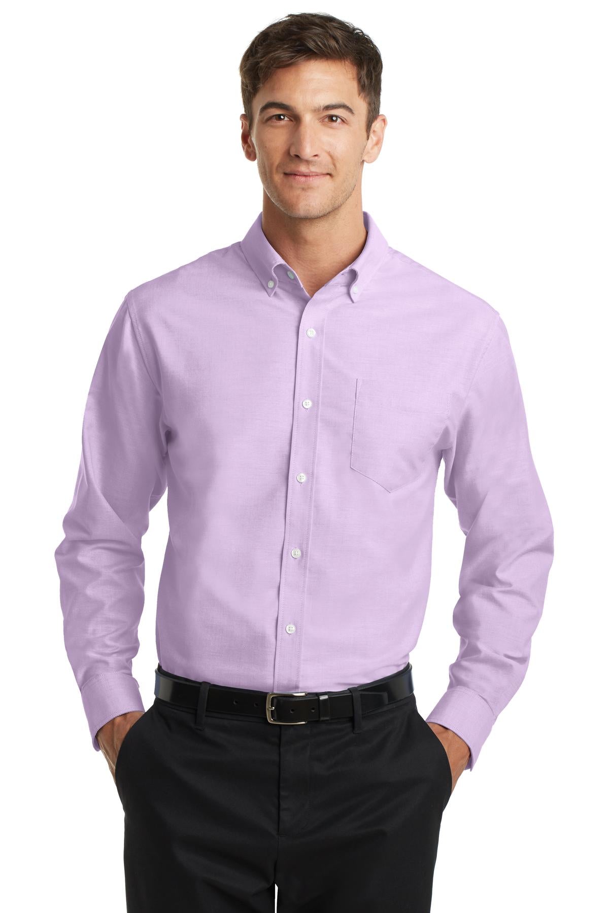 Woven Shirts Soft Purple Port Authority