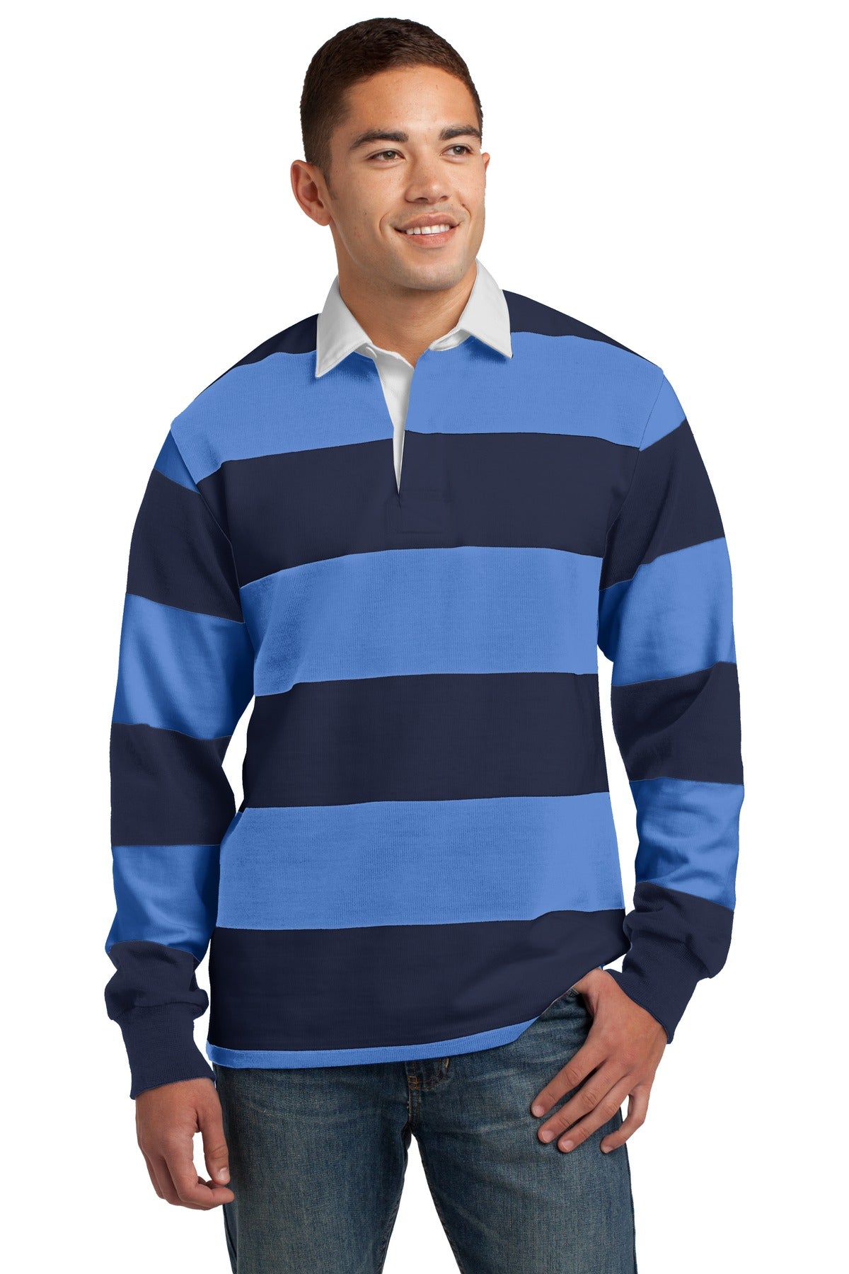 Polos/Knits True Navy/ Carolina Blue Sport-Tek