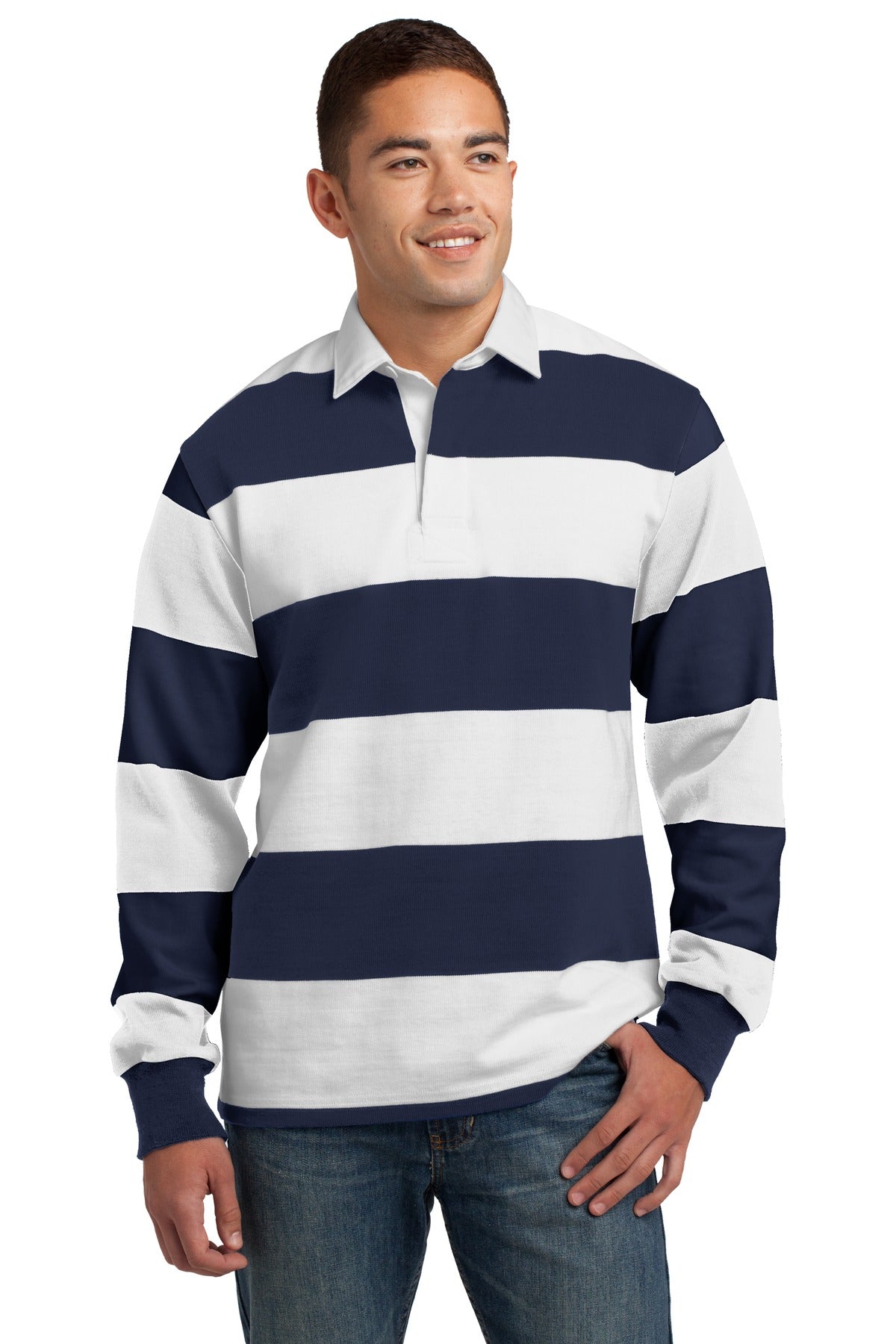Polos/Knits True Navy/ White Sport-Tek