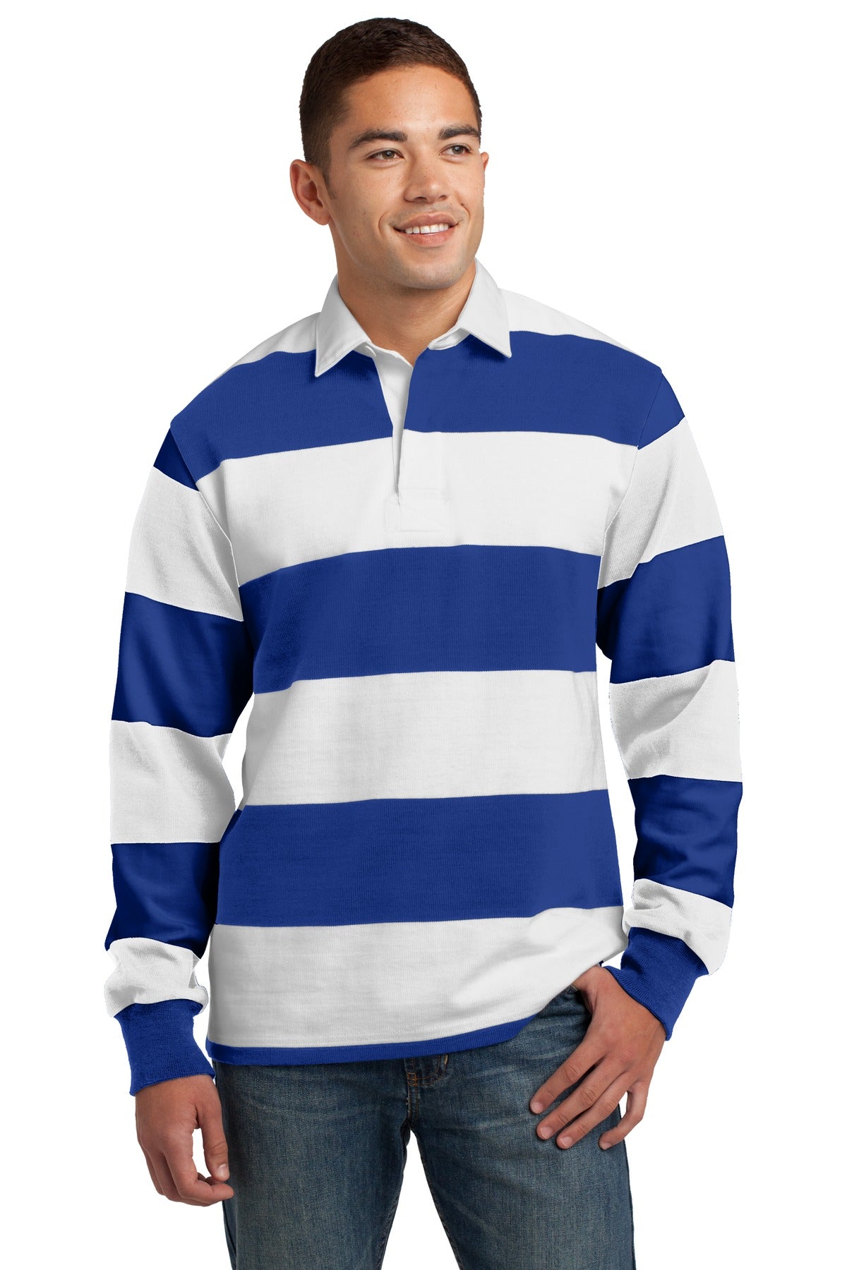Polos/Knits True Royal/ White Sport-Tek