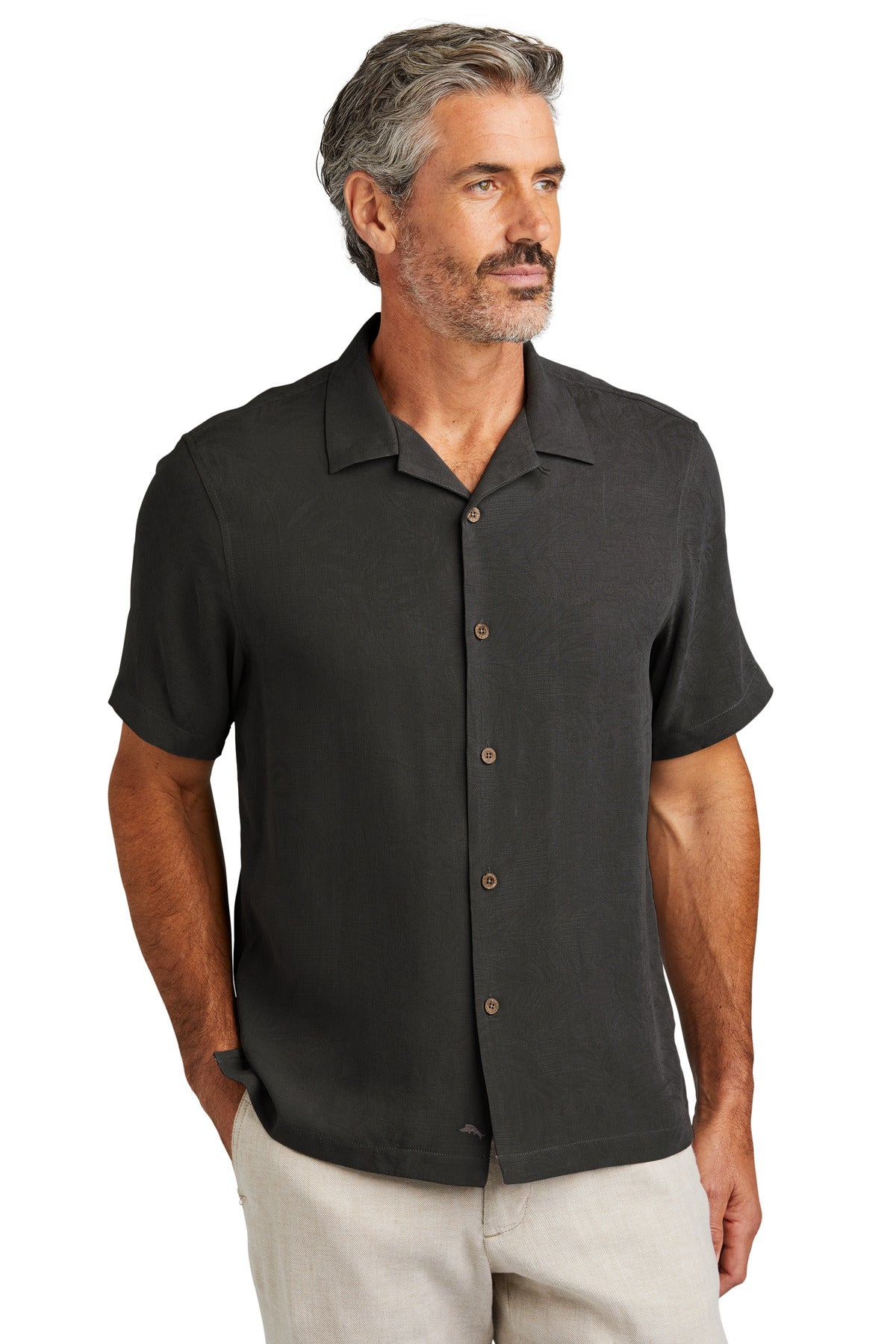 Woven Shirts Black Tommy Bahama