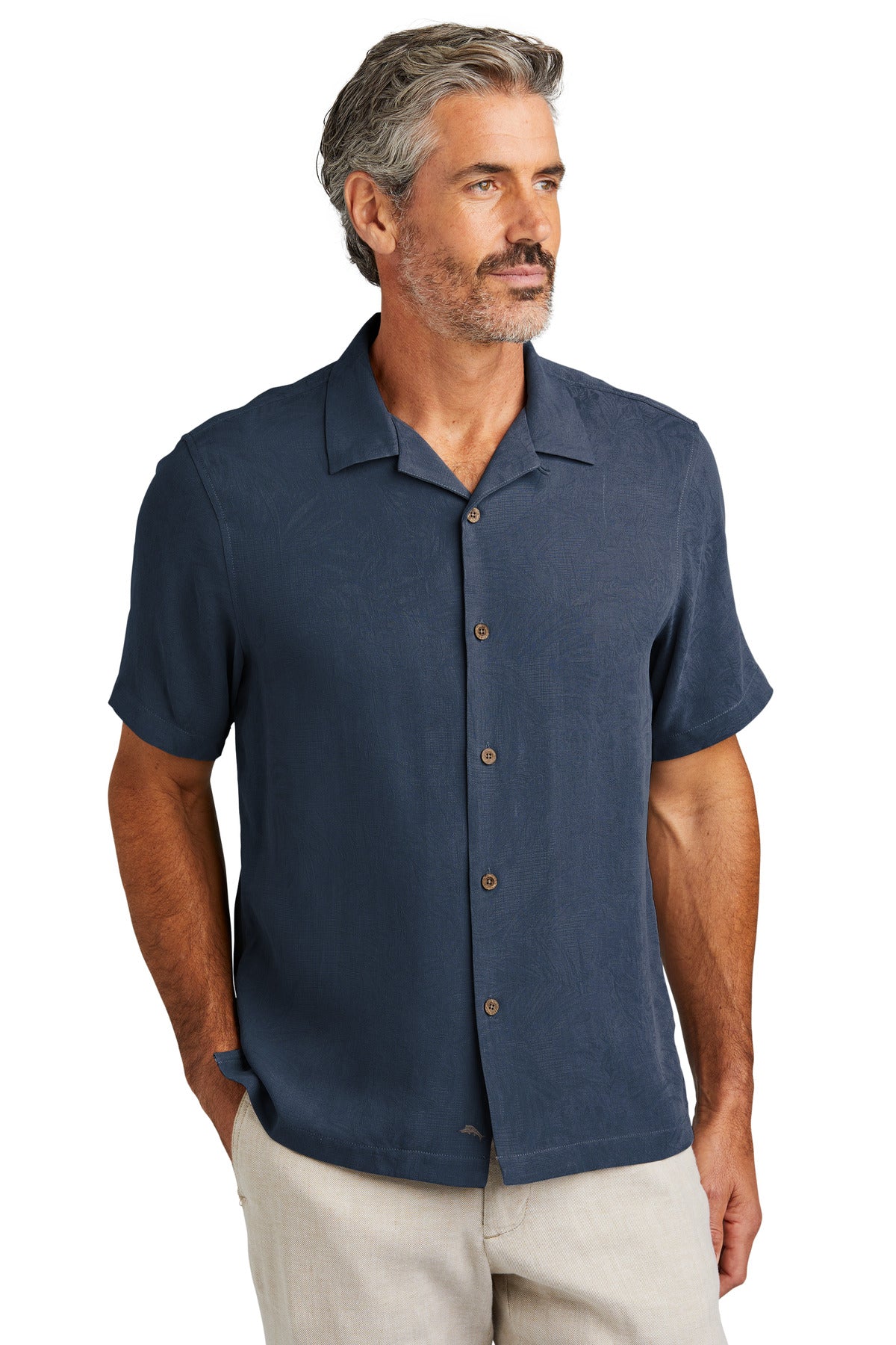 Woven Shirts Navy Tommy Bahama