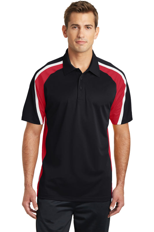 Polos/Knits Black/ True Red/ White Sport-Tek