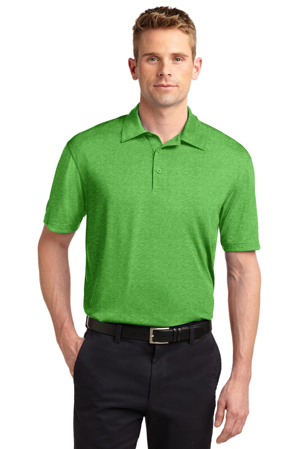 Polos/Knits Turf Green Heather Sport-Tek