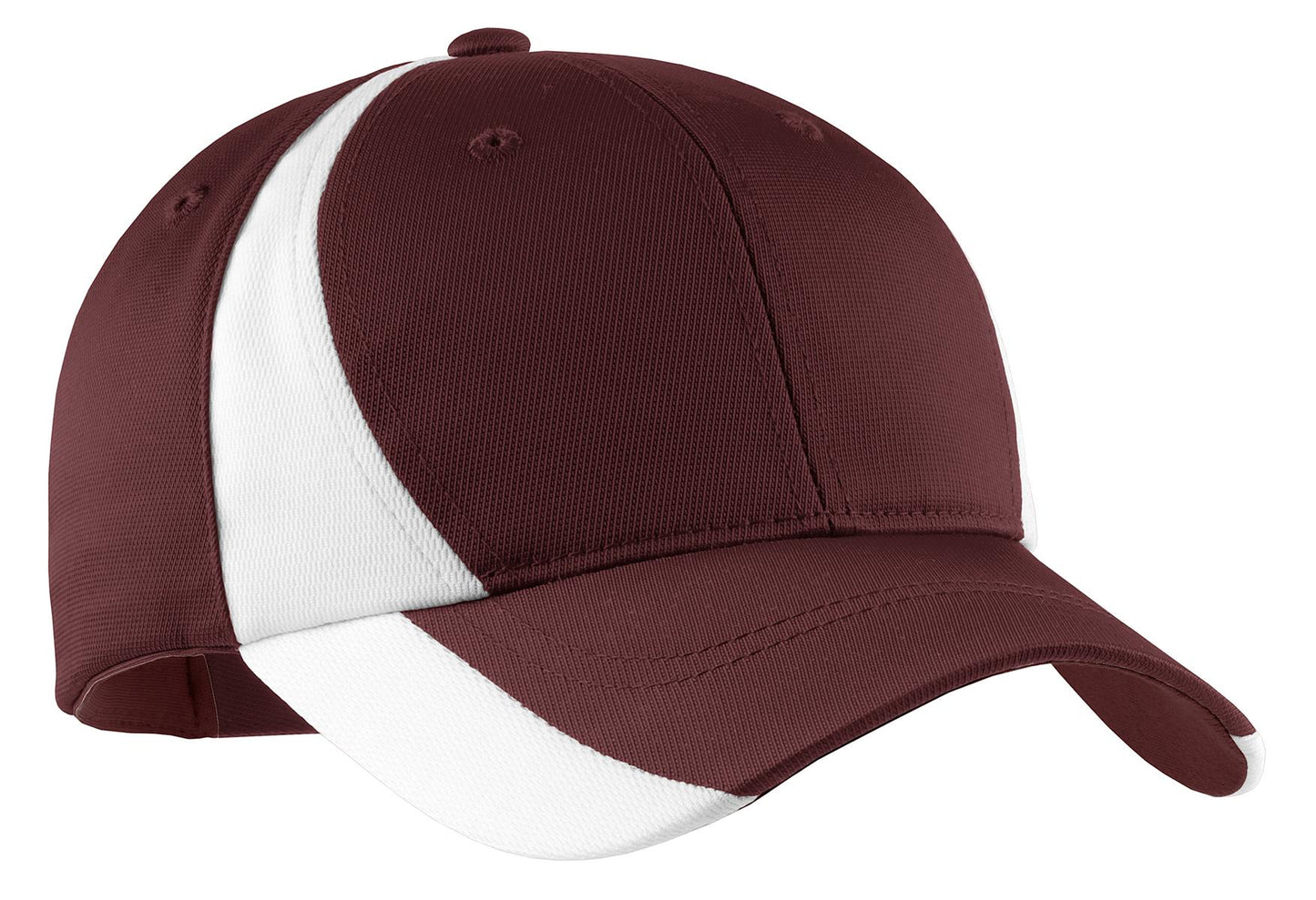 Caps Maroon/ White OSFA Sport-Tek