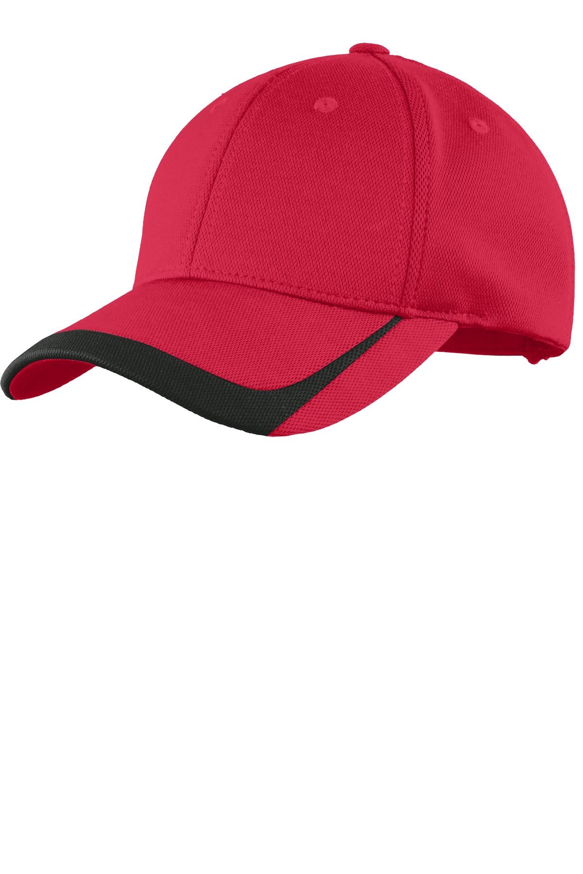 Caps True Red/ Black OSFA Sport-Tek