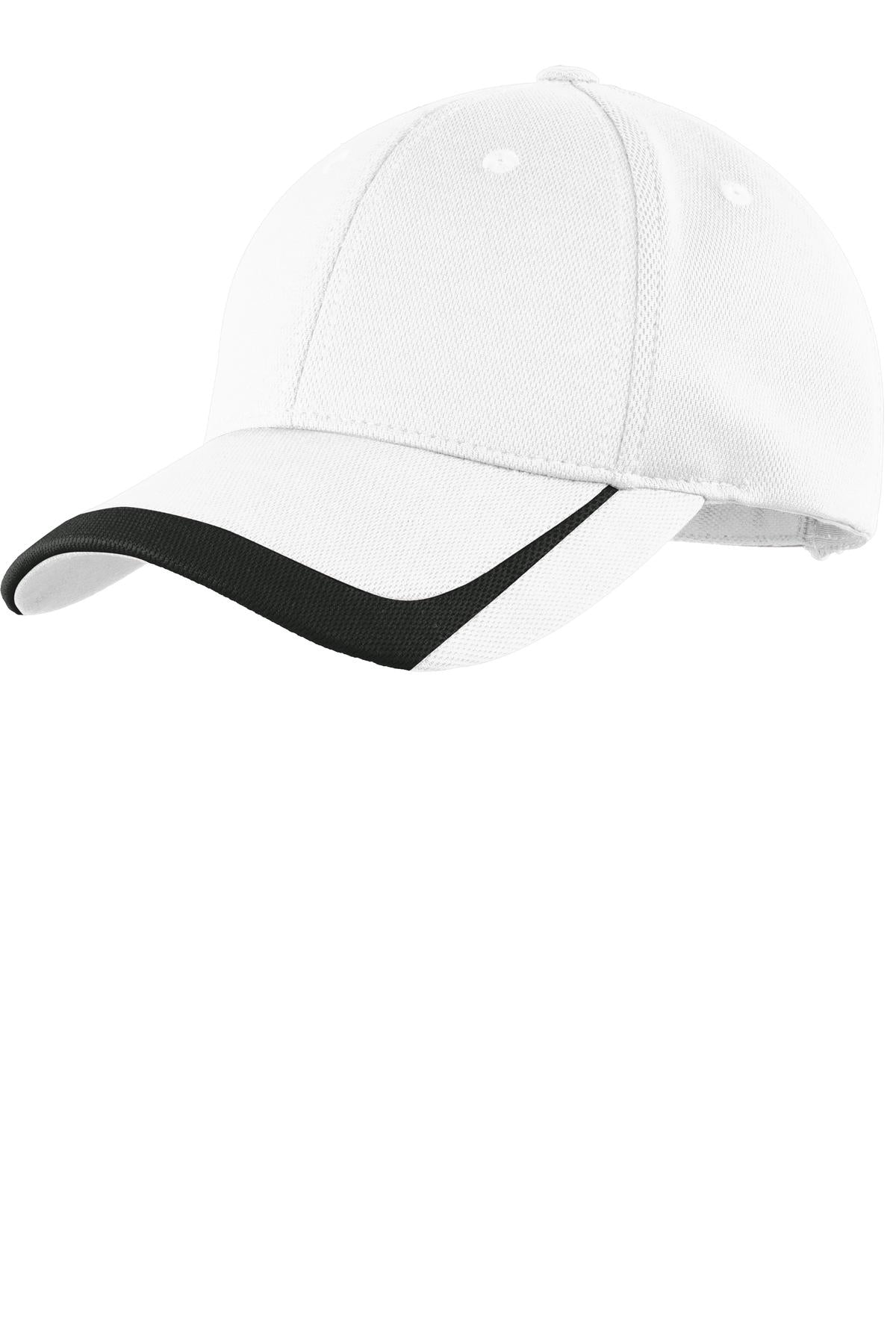 Caps White/ Black OSFA Sport-Tek