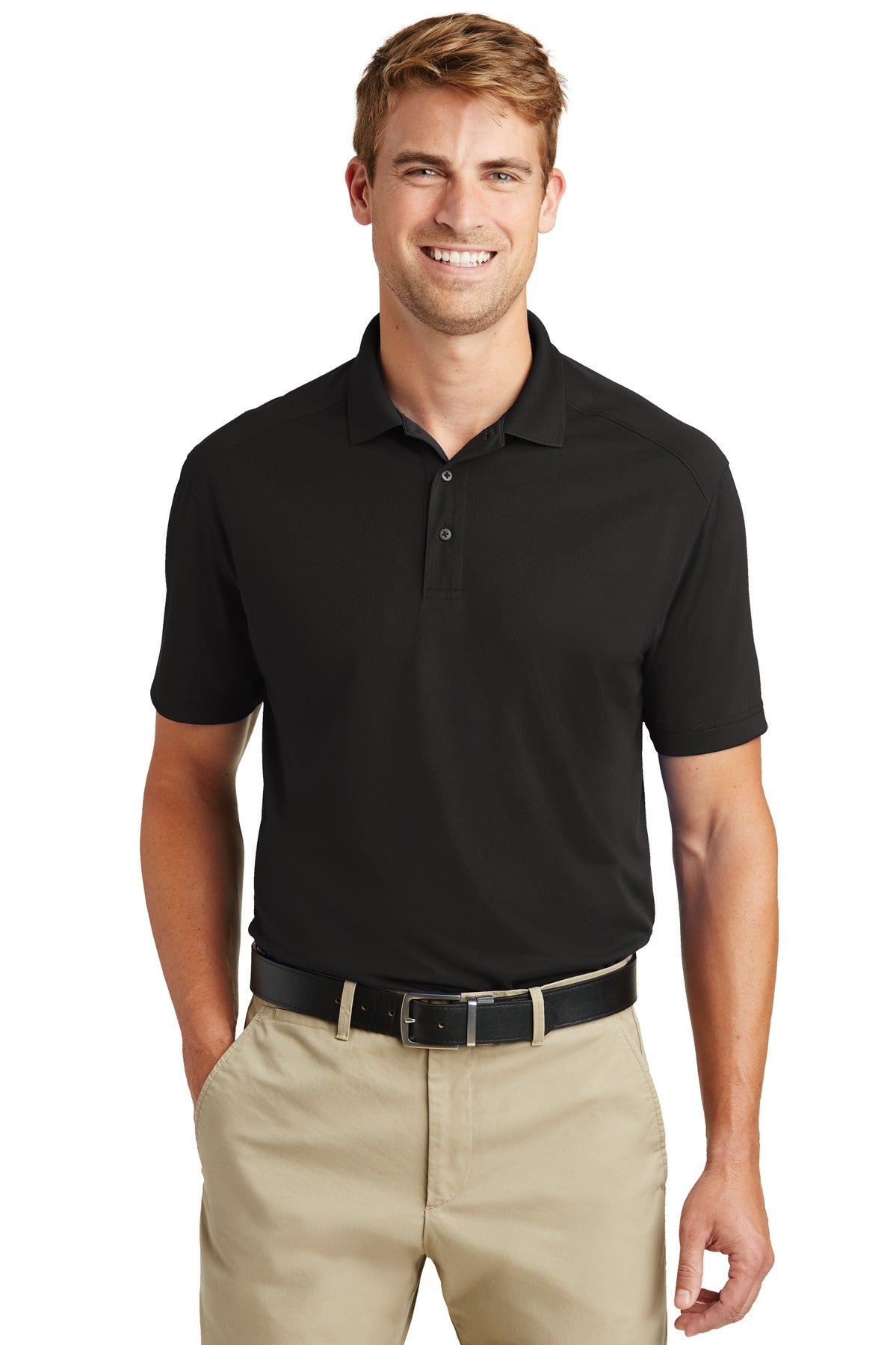 Polos/Knits Black CornerStone